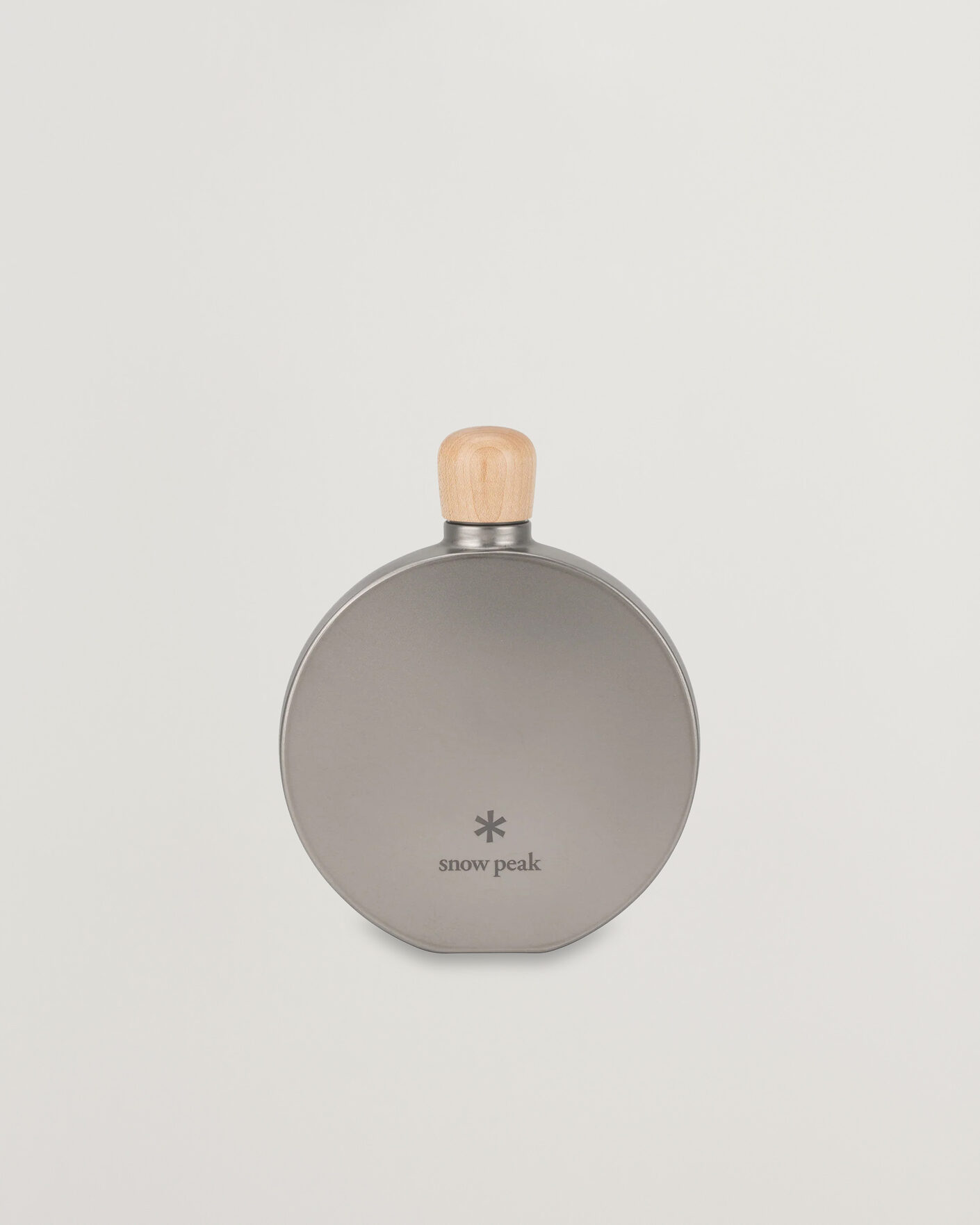 Men | Outdoor living | Snow Peak | Curved Flask Titanium