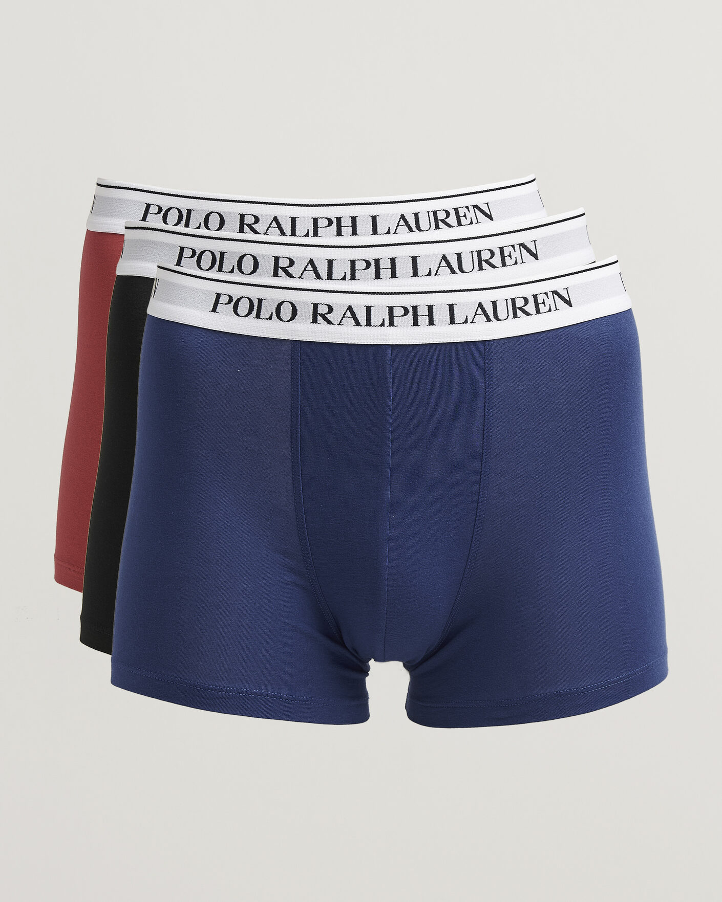 Men | Underwear & Socks | Polo Ralph Lauren | 3-Pack Trunks Black/Blue/White