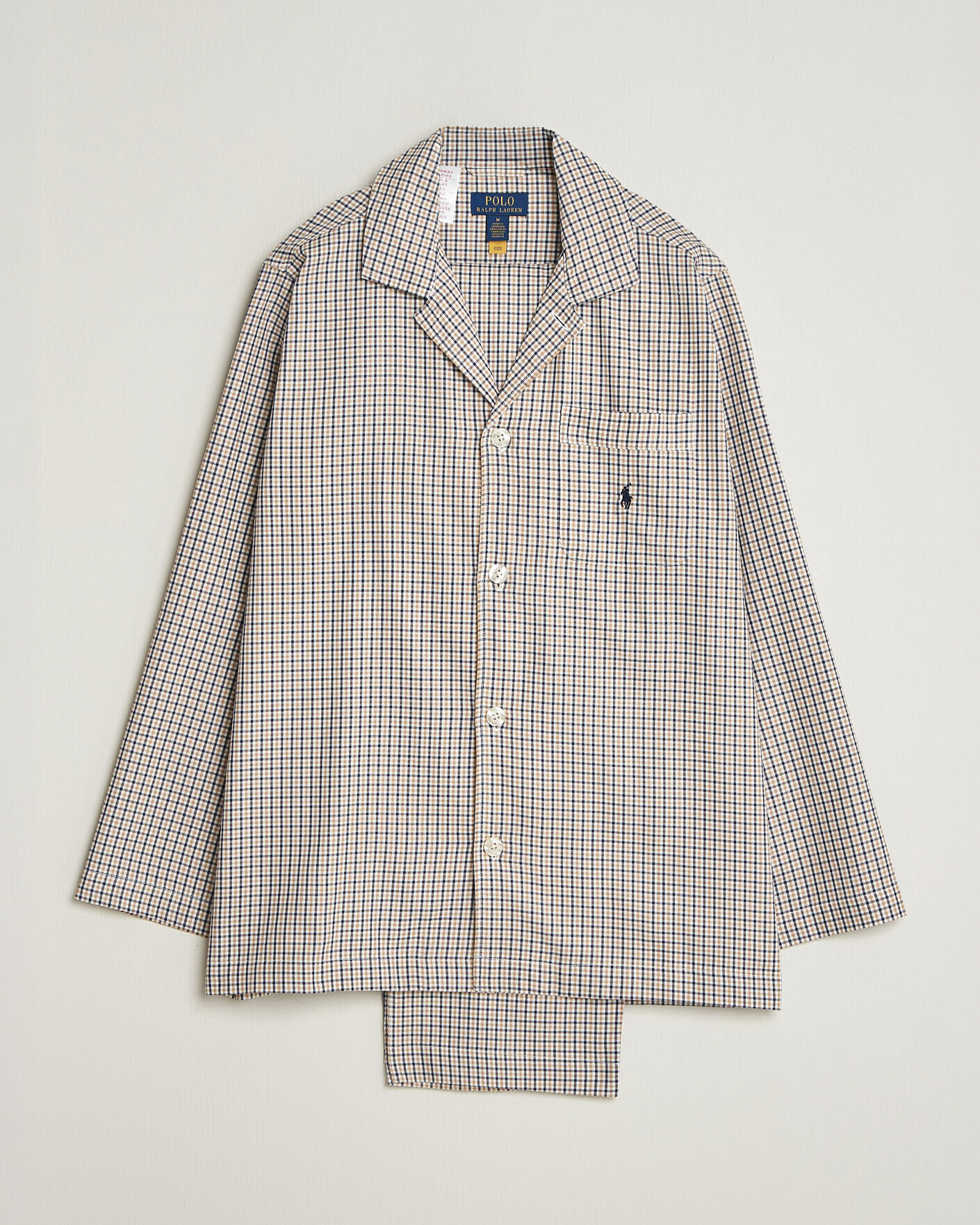 Men | Pyjamas & Robes | Polo Ralph Lauren | Pyjamas Set Khaki White Multi