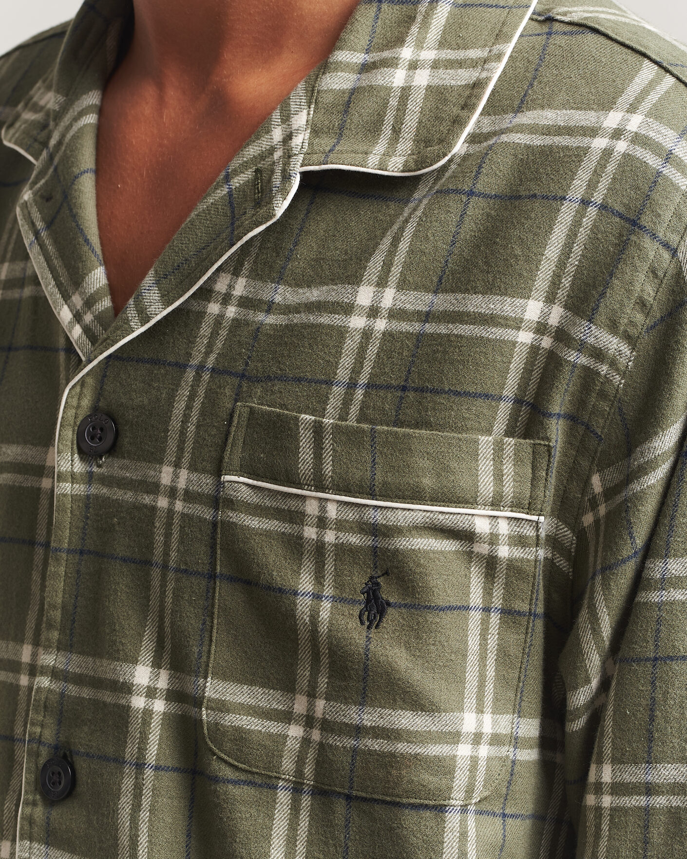 Men | Pyjamas & Robes | Polo Ralph Lauren | Pyjamas Set Olive/Navy