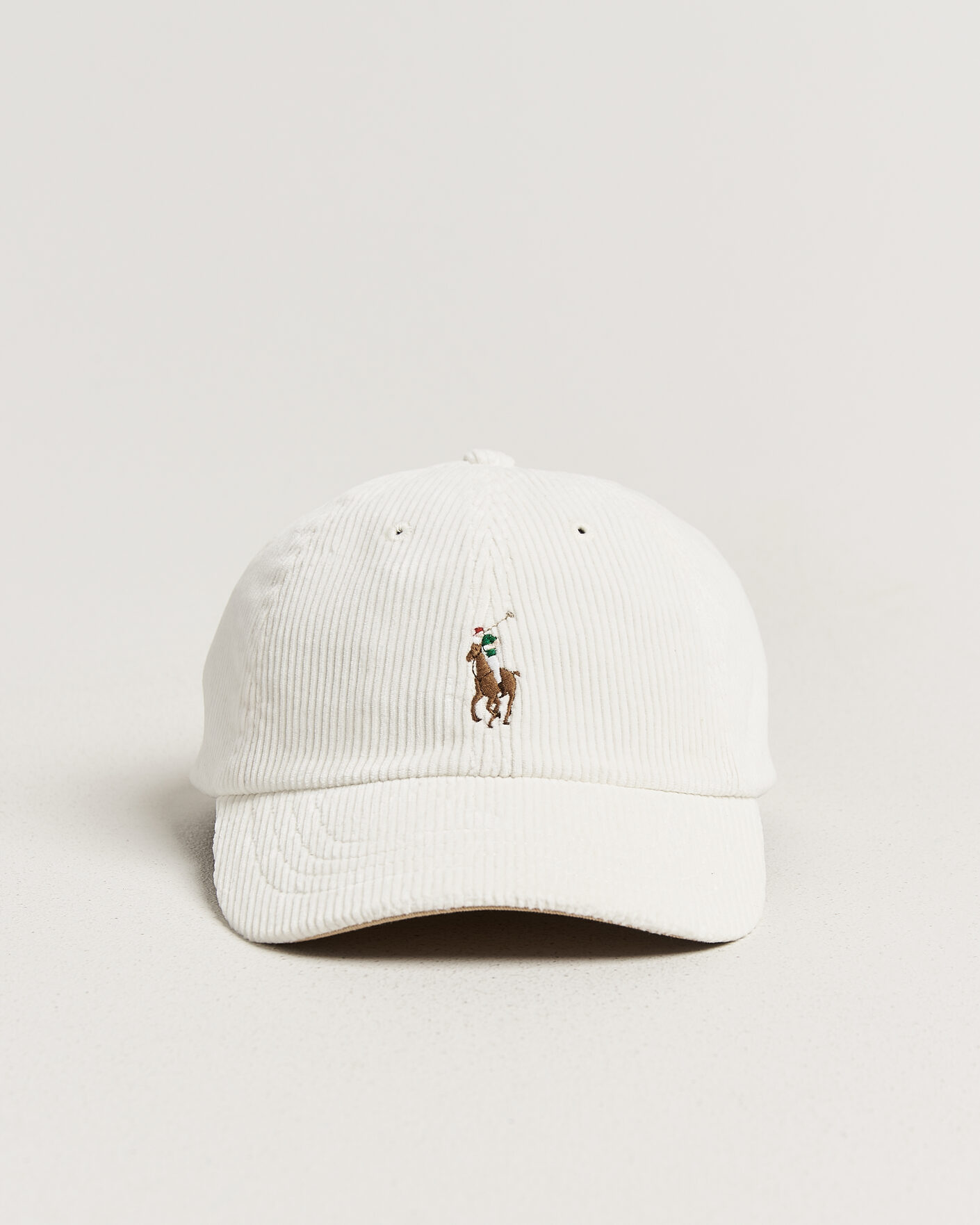 Men | Hats & Caps | Polo Ralph Lauren | Corduroy Cap Warm White