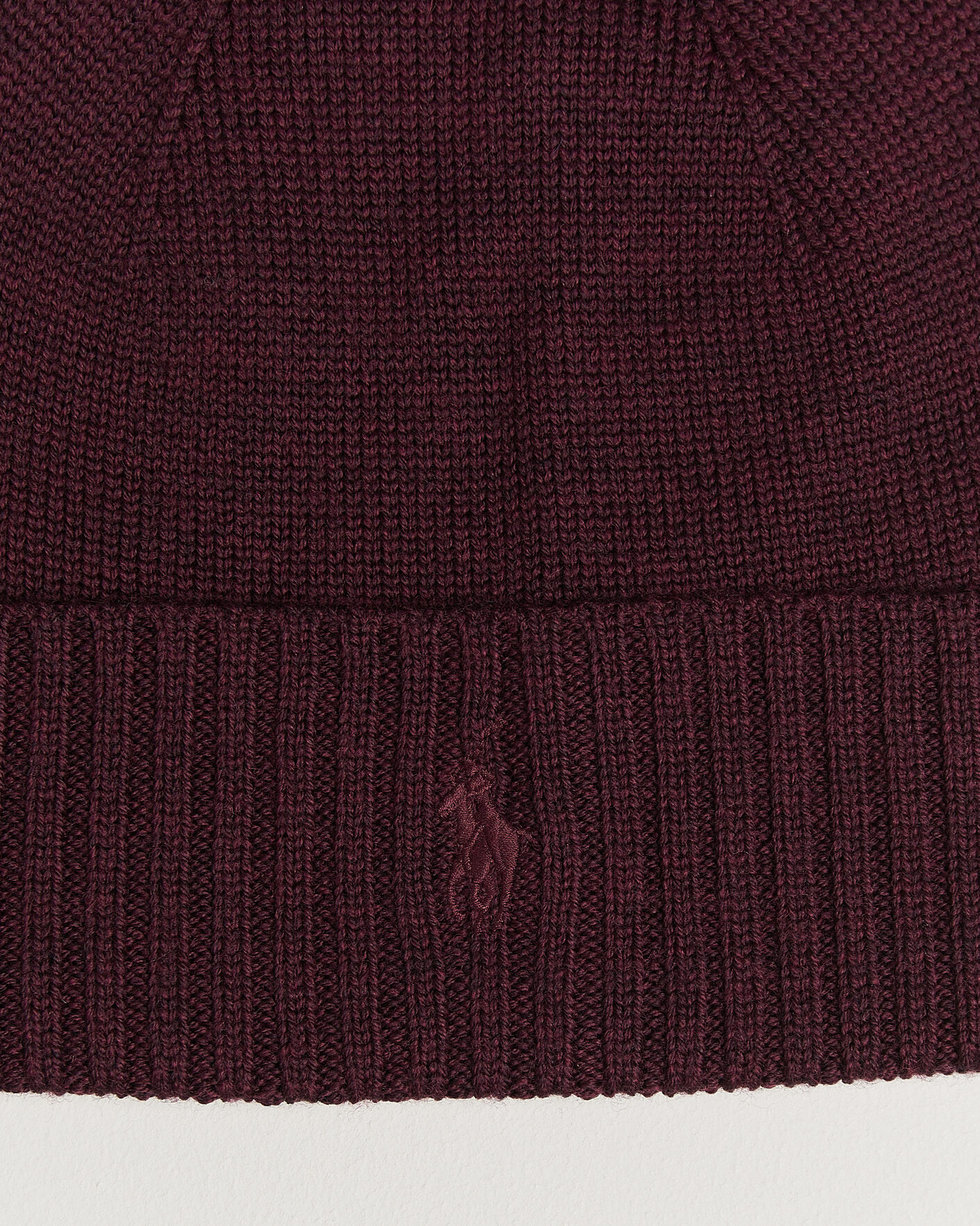 Men | Beanies | Polo Ralph Lauren | Merino Beanie Merlot Wine Heather