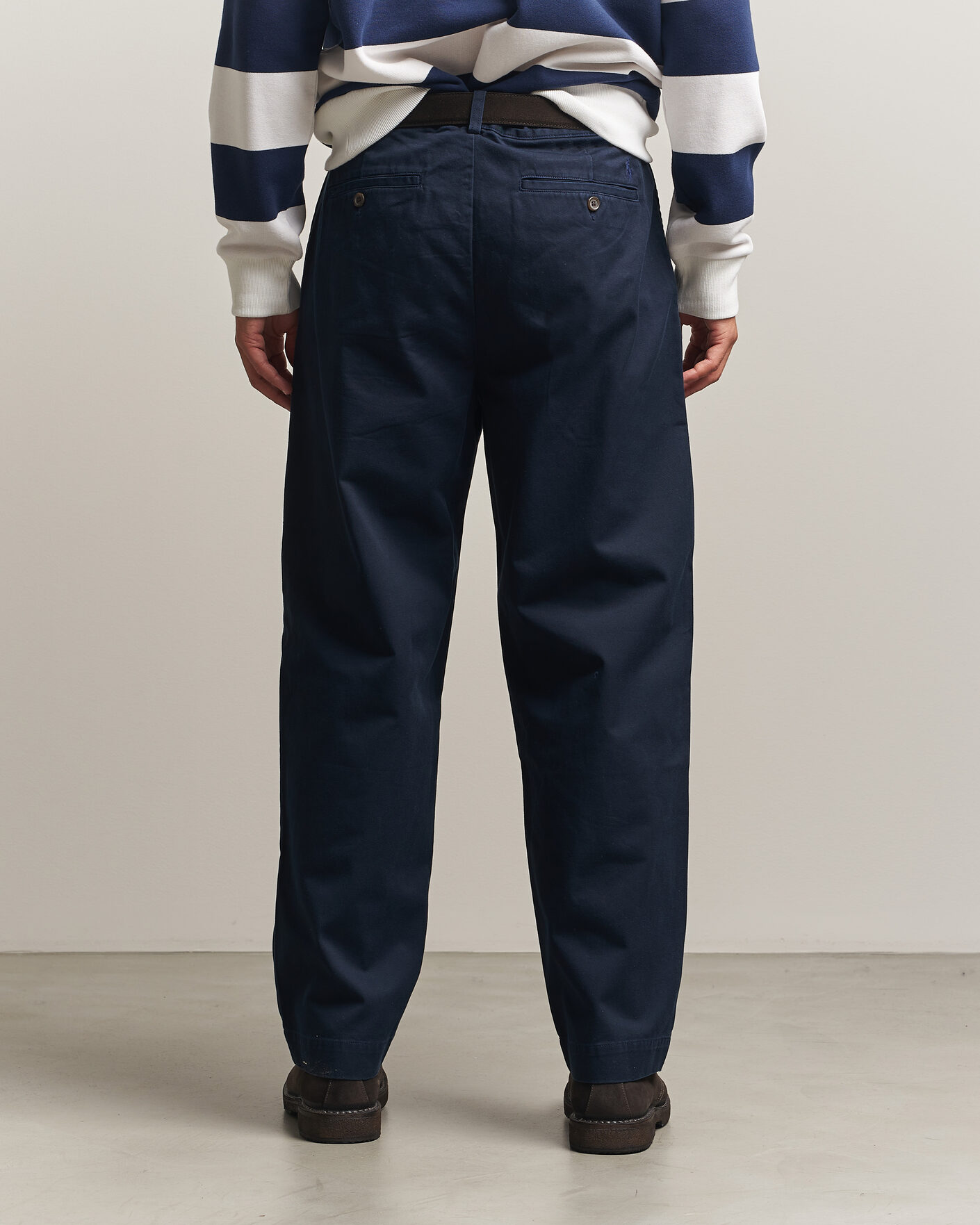 Men | Trousers | Polo Ralph Lauren | Bedford Twill Straight Fit Pants Aviator Navy