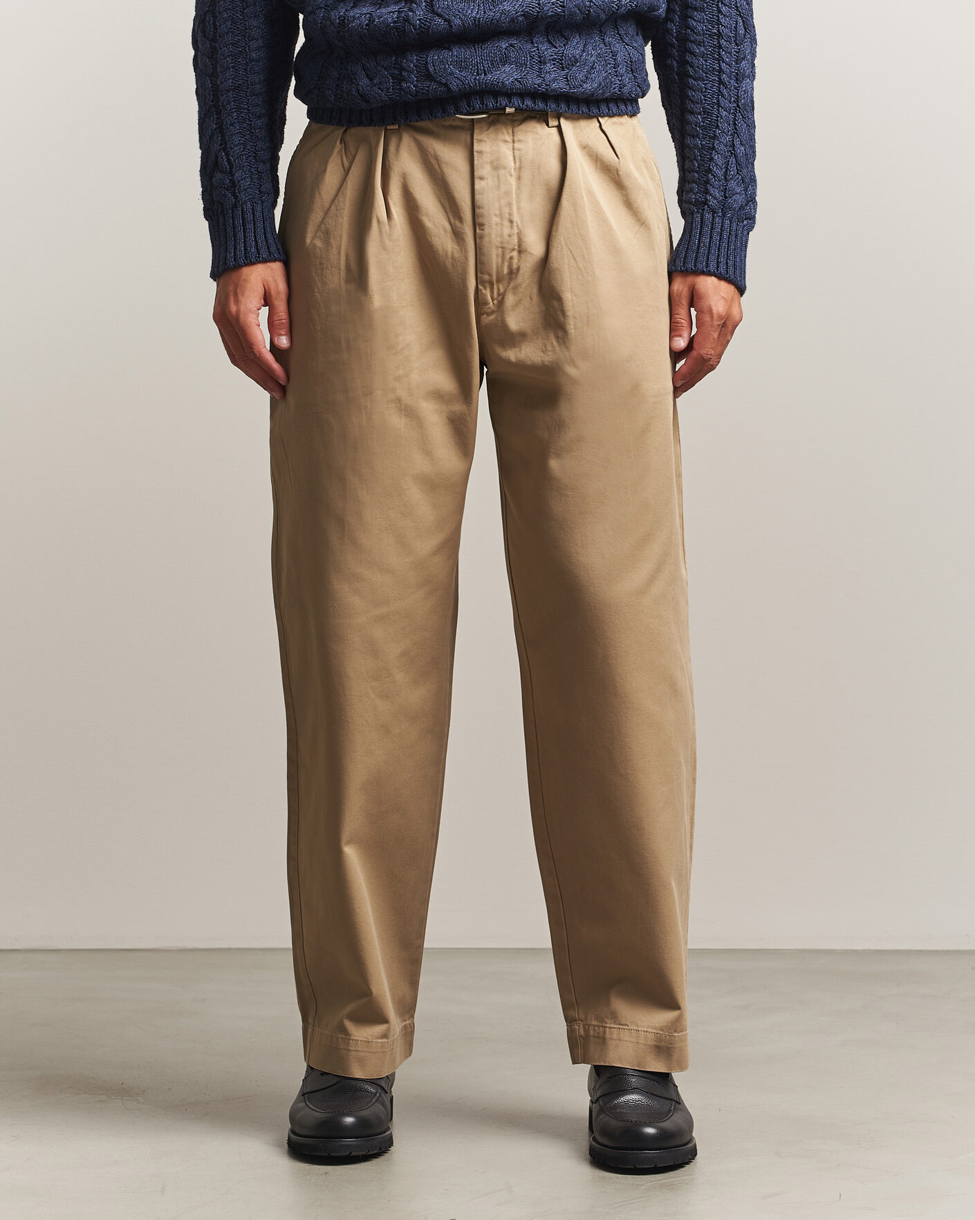 Men | Trousers | Polo Ralph Lauren | Bedford Twill Straight Fit Pants Khaki Hill