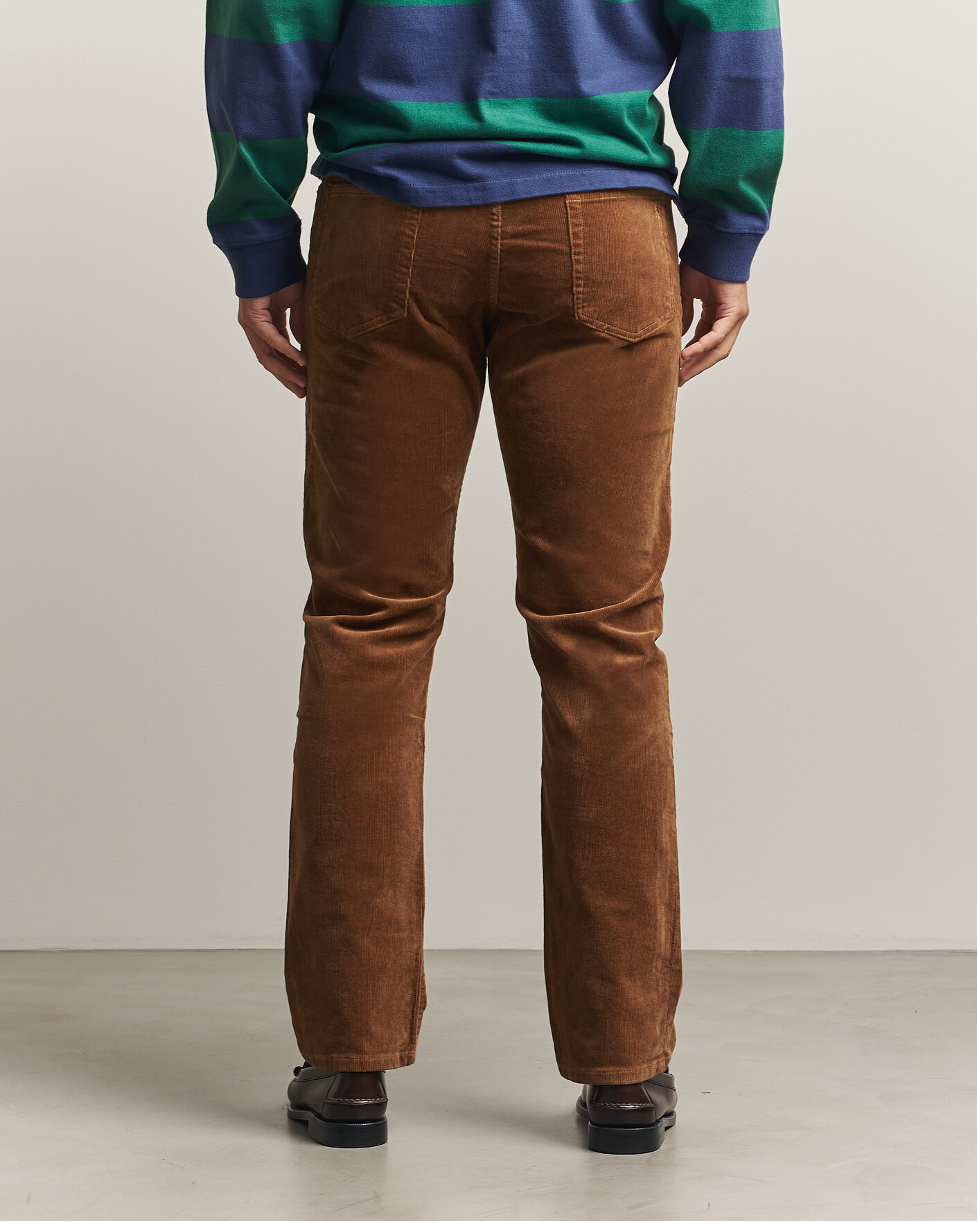 Men | Trousers | Polo Ralph Lauren | Stretch Corduroy Straight Fit Pants Sepia