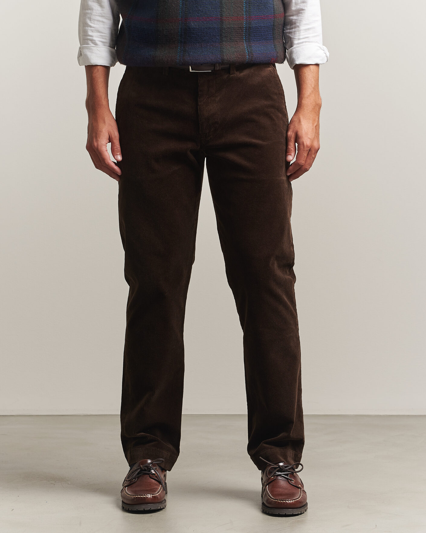 Men | Trousers | Polo Ralph Lauren | Bedford Corduroy 5-Pocket Pants Dark Beech