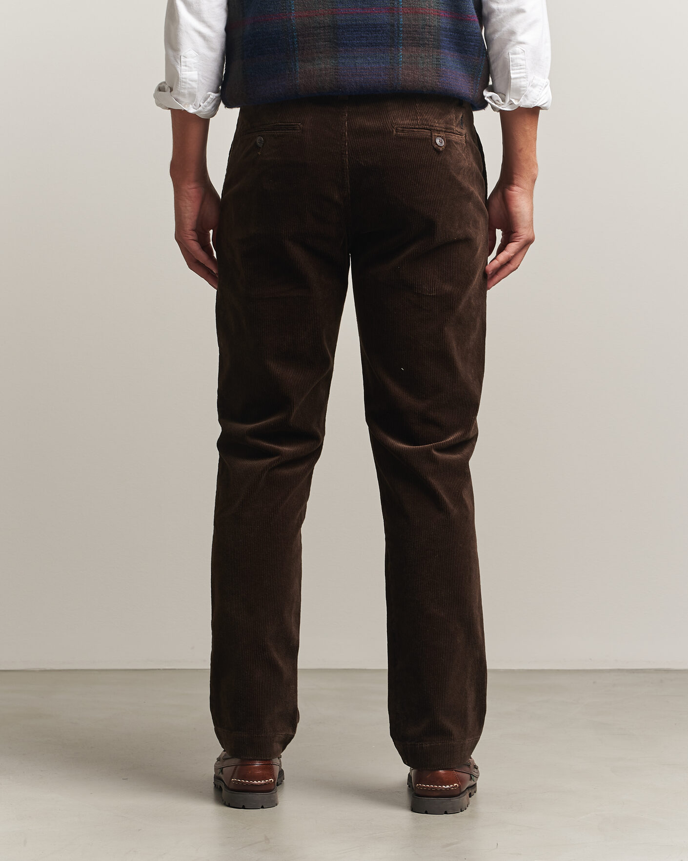 Men | Trousers | Polo Ralph Lauren | Bedford Corduroy 5-Pocket Pants Dark Beech