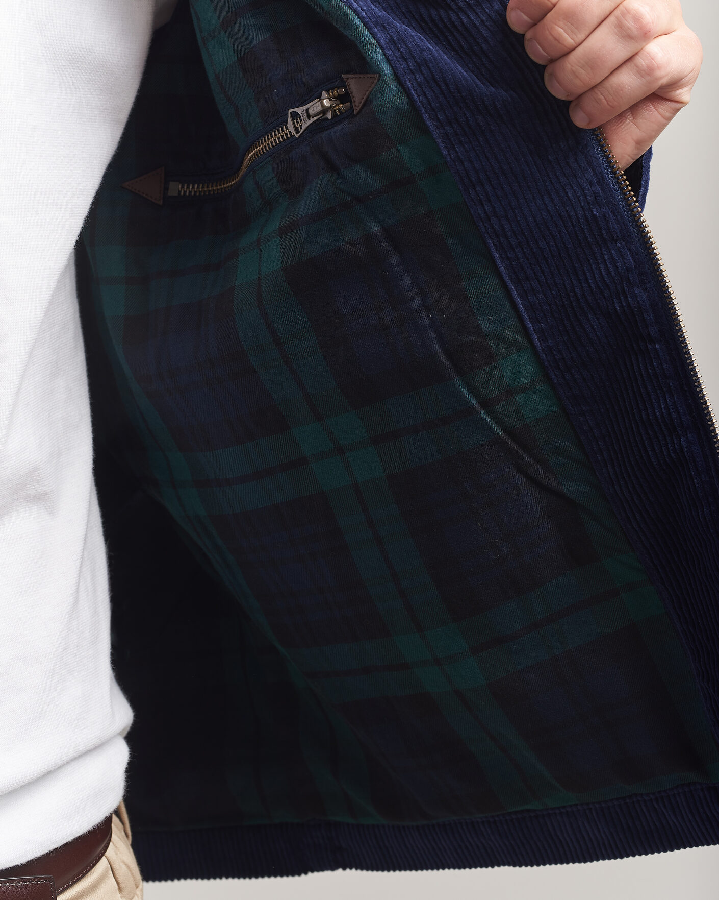 Men | Coats & Jackets | Polo Ralph Lauren | Lined Corduroy Windbreaker Newport Navy