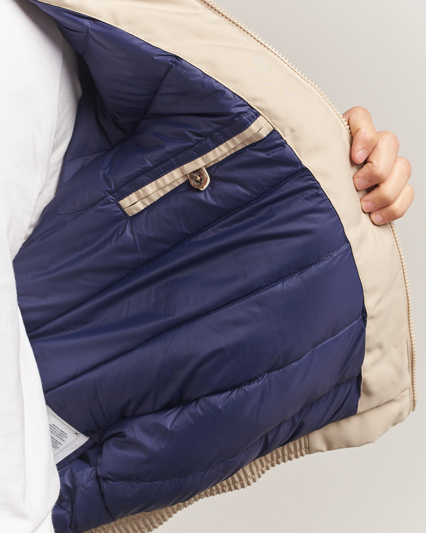 Men | Coats & Jackets | Polo Ralph Lauren | Woven Twill Windbreaker Khaki Uniform