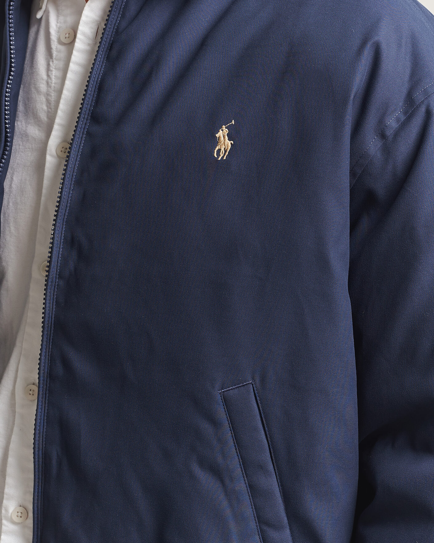 Men | Coats & Jackets | Polo Ralph Lauren | Woven Twill Windbreaker Refined Navy