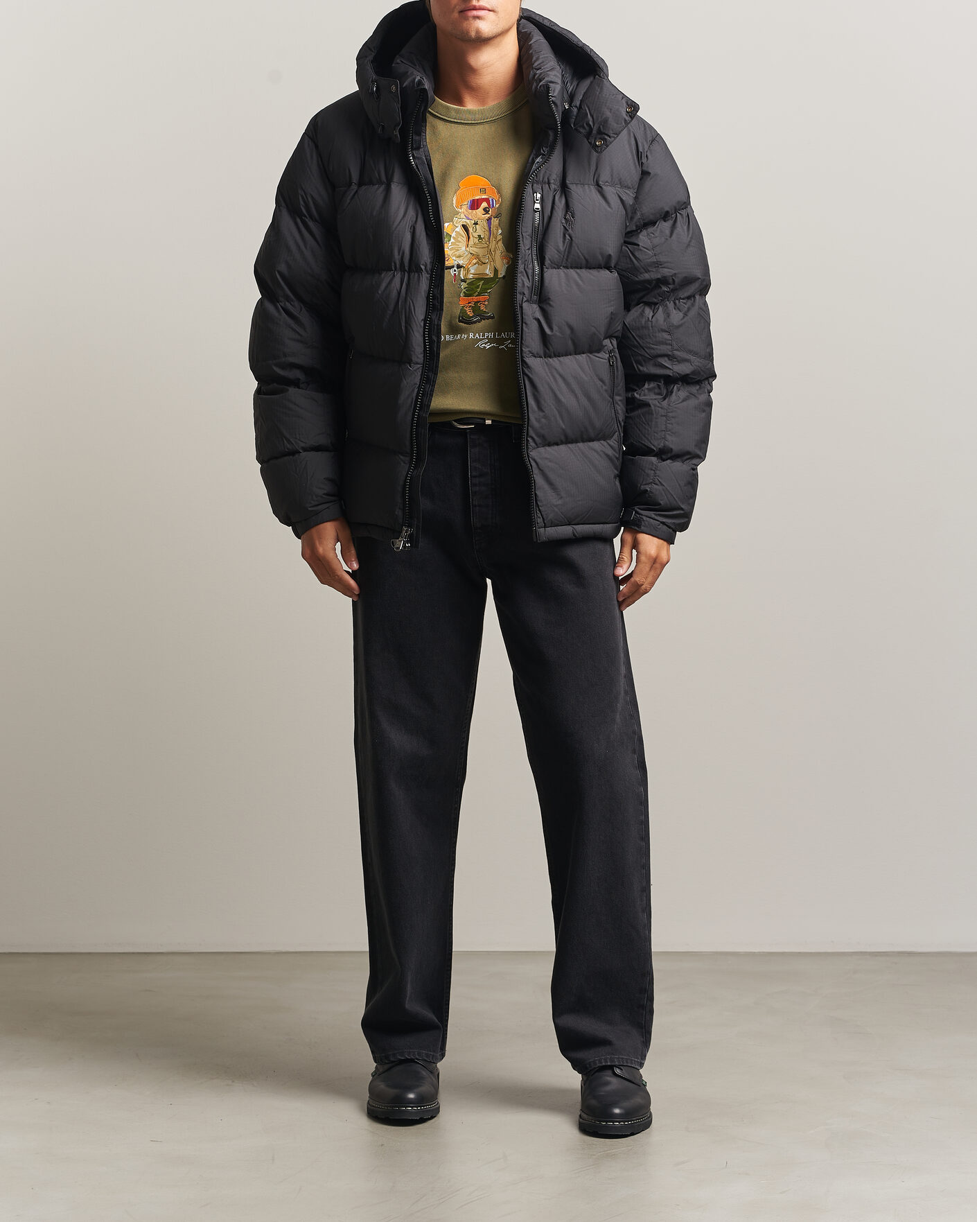Men | Coats & Jackets | Polo Ralph Lauren | Ripstop Puffer Jacket Polo Black
