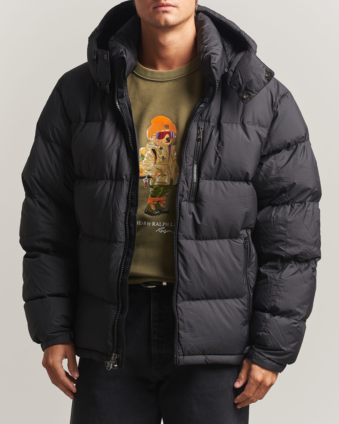 Men | Coats & Jackets | Polo Ralph Lauren | Ripstop Puffer Jacket Polo Black