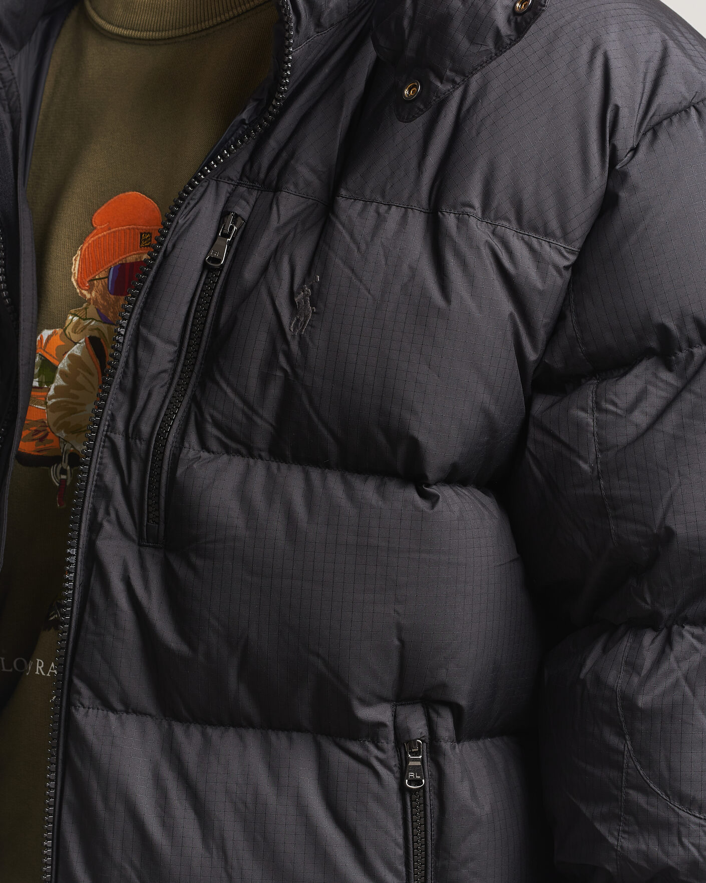 Men | Coats & Jackets | Polo Ralph Lauren | Ripstop Puffer Jacket Polo Black