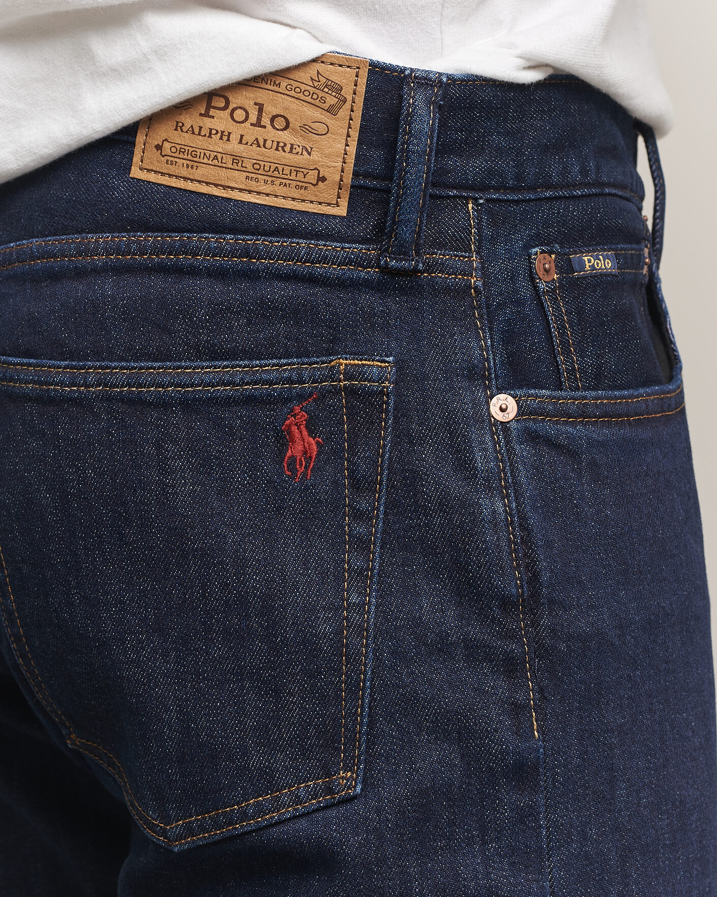 Men | Jeans | Polo Ralph Lauren | Straight Fit Brushed Denim Jeans Westmorely