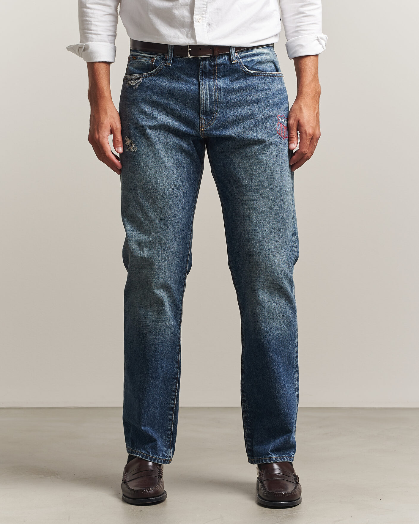 Men | Jeans | Polo Ralph Lauren | Straight Fit Rigid Denim Jeans Rhinebeck