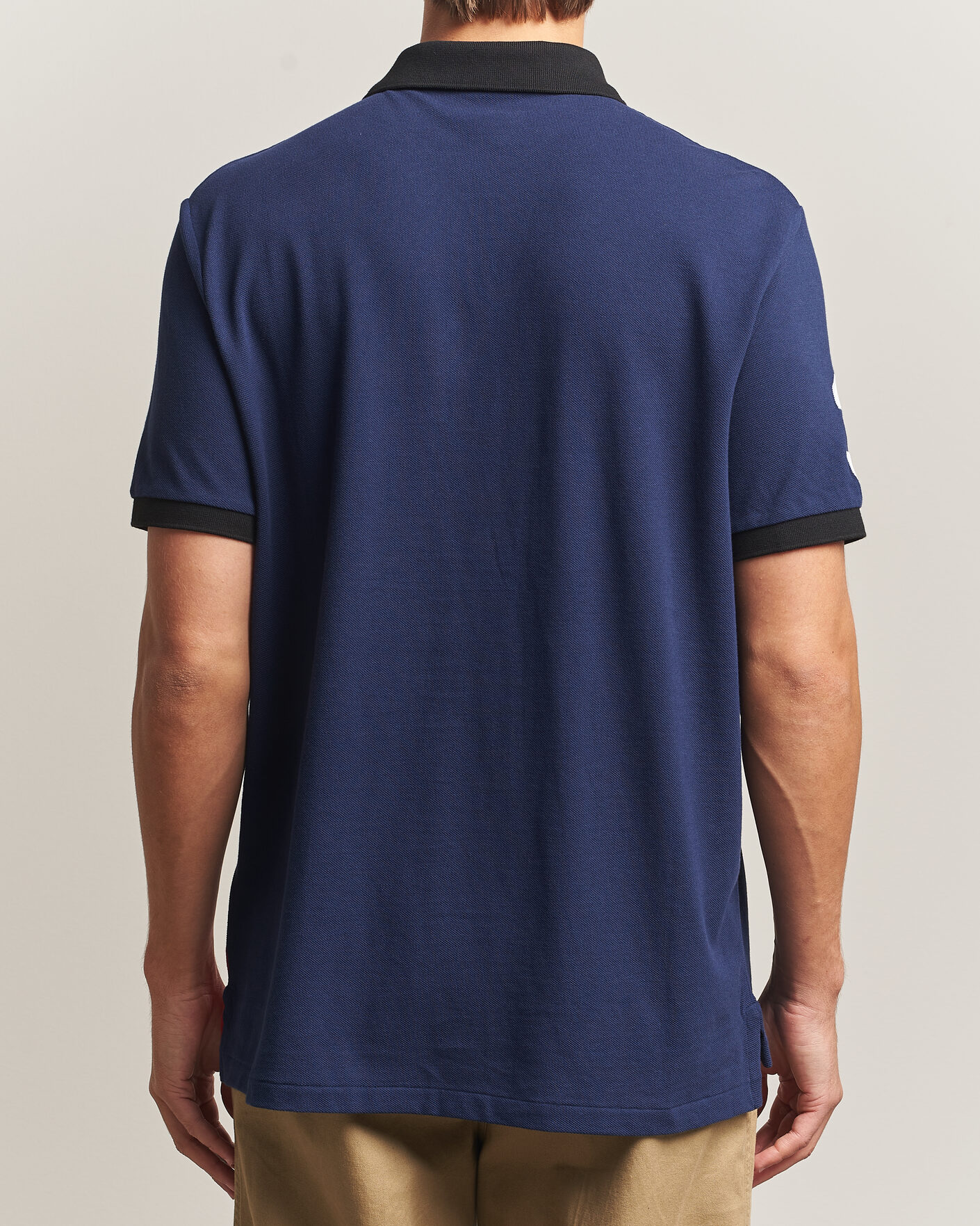 Men | Polo Shirts | Polo Ralph Lauren | Classic Fit Diagonal Stripe Polo Newport Navy