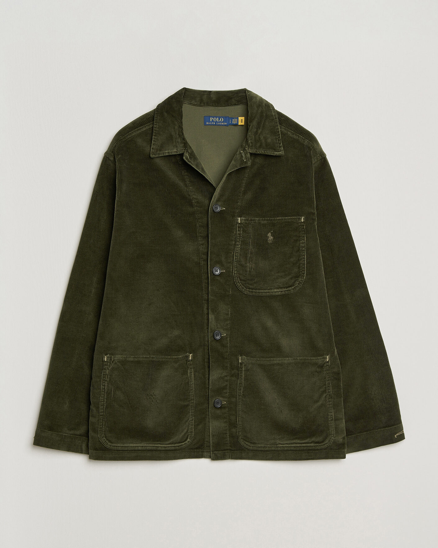 Men | Shirts | Polo Ralph Lauren | Corduroy Overshirt Company Olive