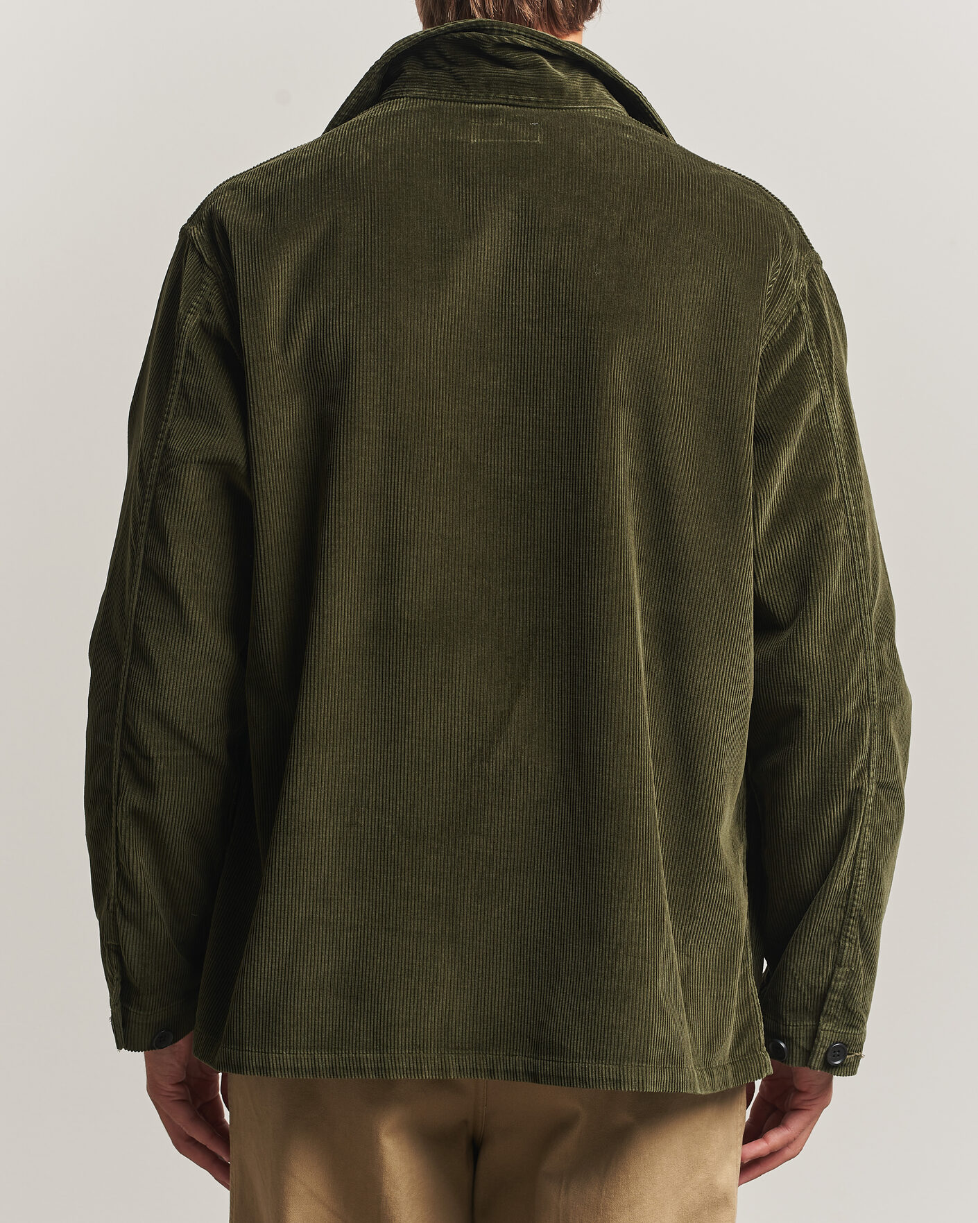 Men | Shirts | Polo Ralph Lauren | Corduroy Overshirt Company Olive