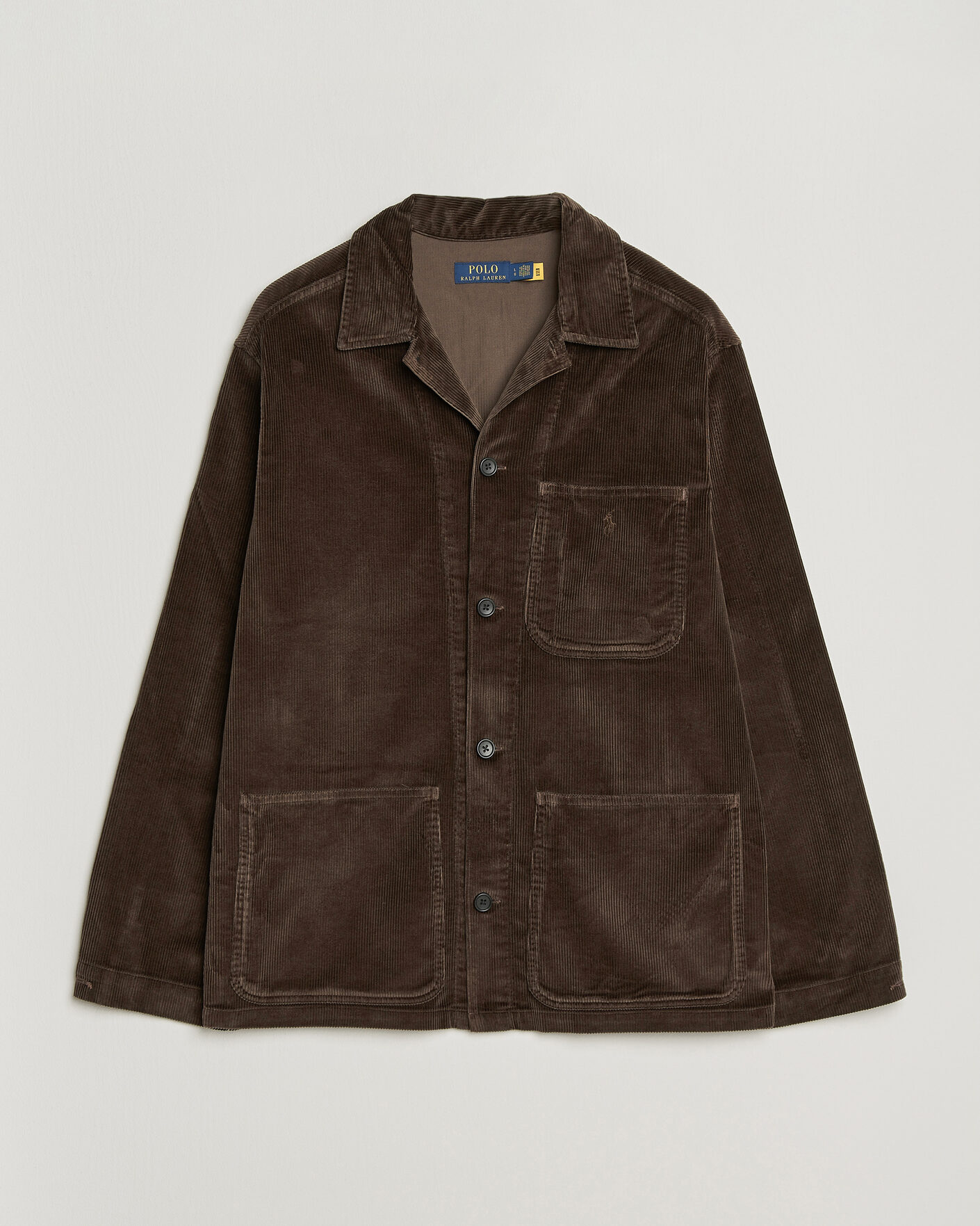 Men | Shirts | Polo Ralph Lauren | Corduroy Overshirt Nutmeg Brown