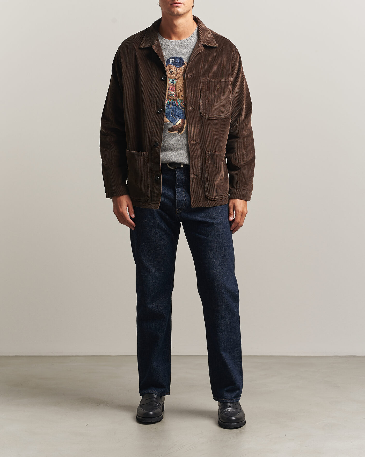 Men | Shirts | Polo Ralph Lauren | Corduroy Overshirt Nutmeg Brown