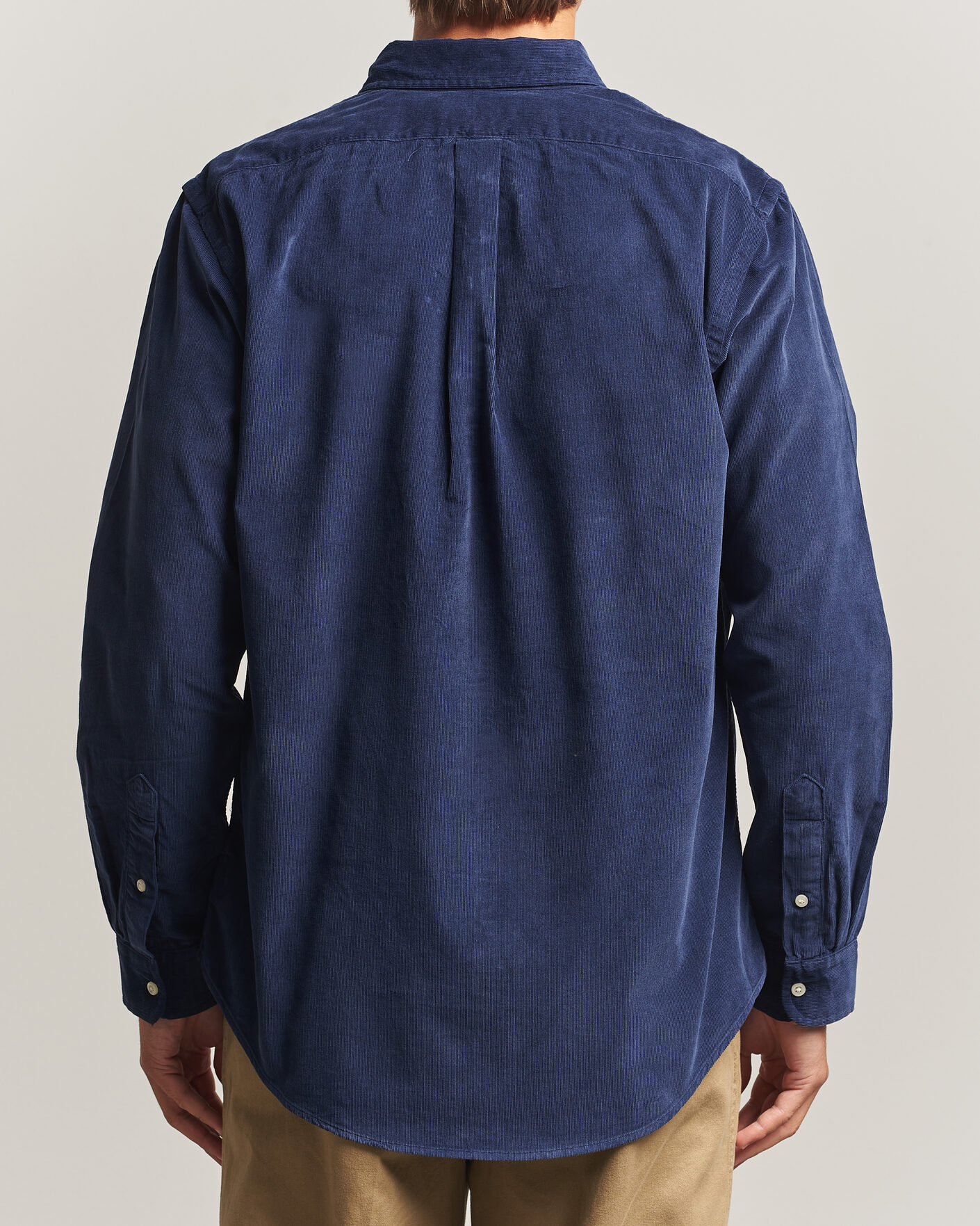 Men | Shirts | Polo Ralph Lauren | Custom Fit BD Corduroy Shirt Newport Navy