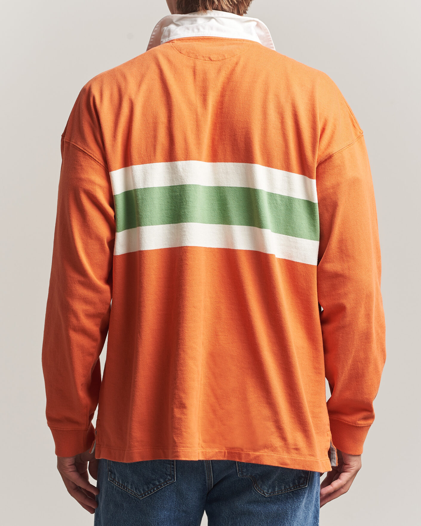 Men | Sweaters & Knitwear | Polo Ralph Lauren | Knitted Jersey Rugby Shirt Solar Sky Multi