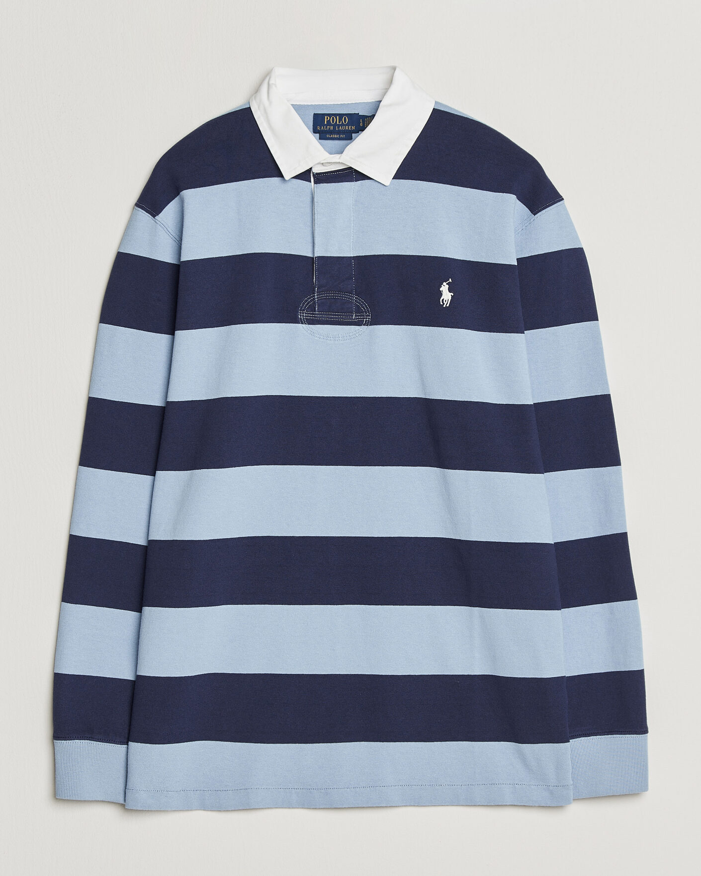 Men | Sweaters & Knitwear | Polo Ralph Lauren | Striped Jersey Rugger Blue/Navy