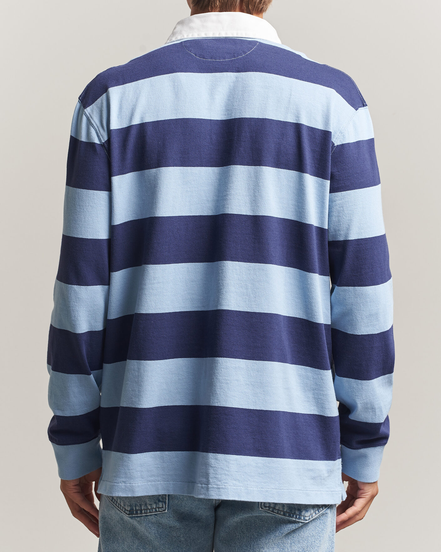 Men | Sweaters & Knitwear | Polo Ralph Lauren | Striped Jersey Rugger Blue/Navy