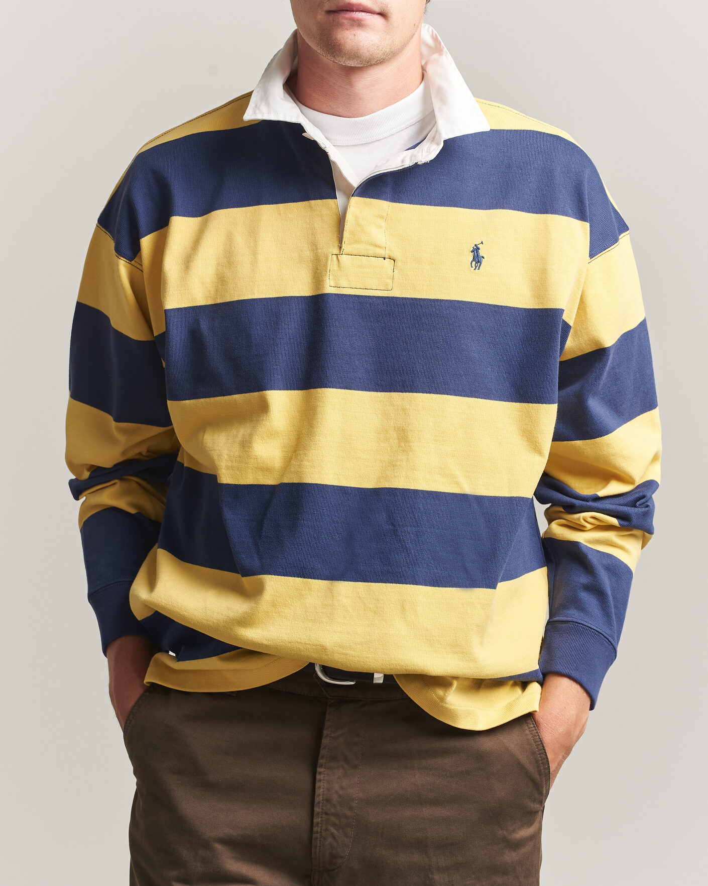 Polo Ralph Lauren Jersey Striped Rugger Vintage Pine/Andover