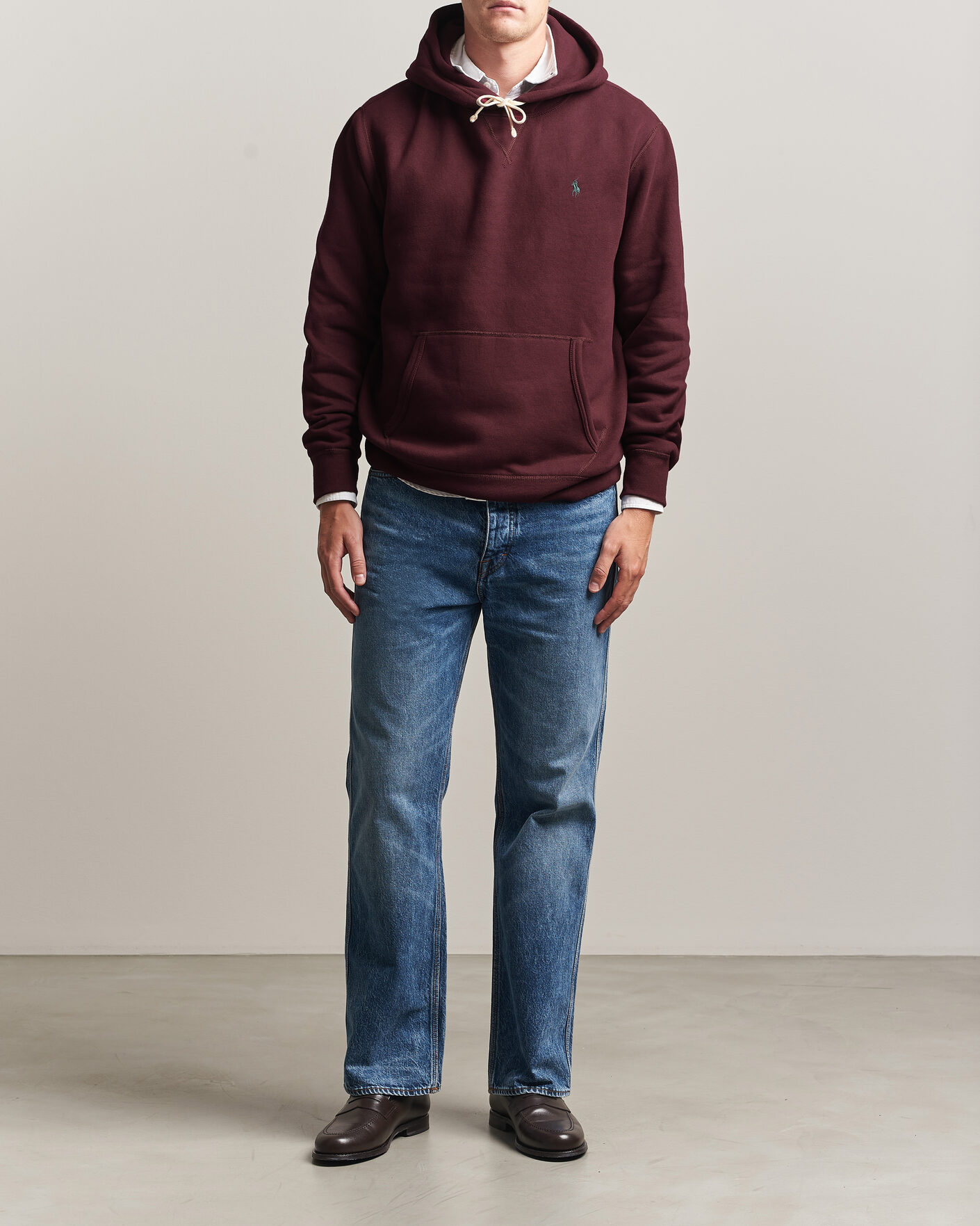 Men | Sweaters & Knitwear | Polo Ralph Lauren | RL Fleece Hoodie Classic Wine