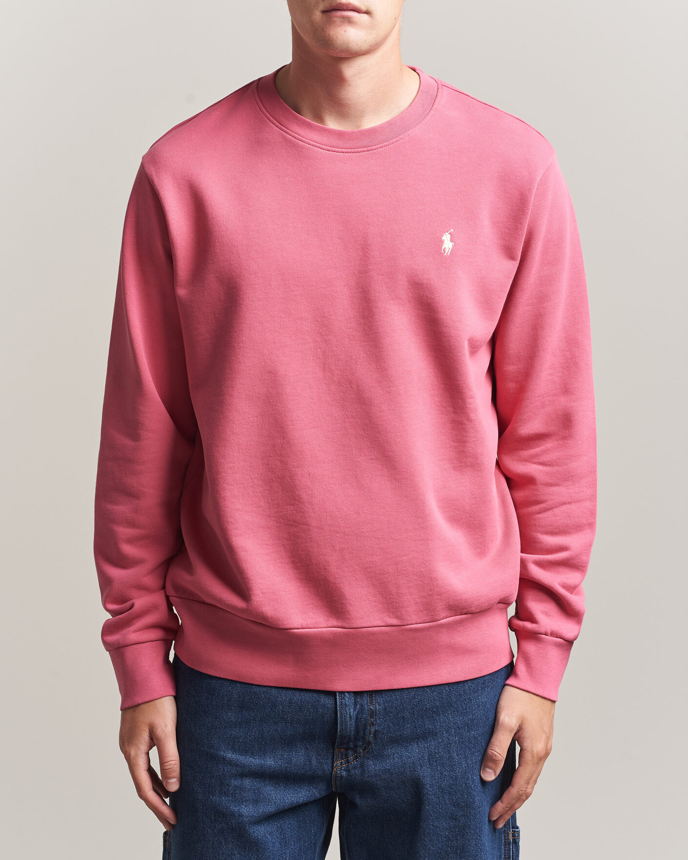 Men | Sweaters & Knitwear | Polo Ralph Lauren | Loopback Terry Sweatshirt Terrance Pink