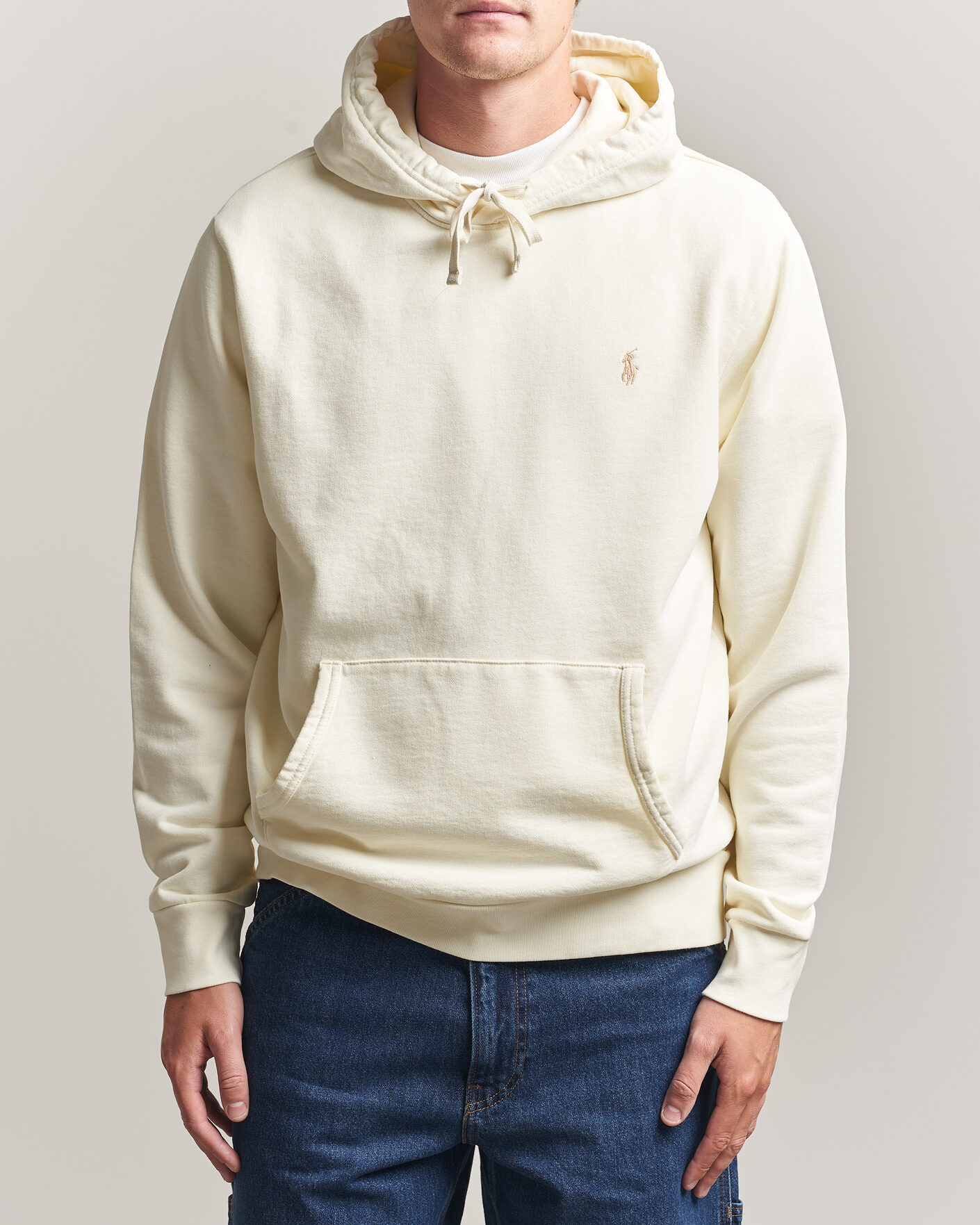 Men | Sweaters & Knitwear | Polo Ralph Lauren | Loopback Terry Hoodie Clubhouse Cream