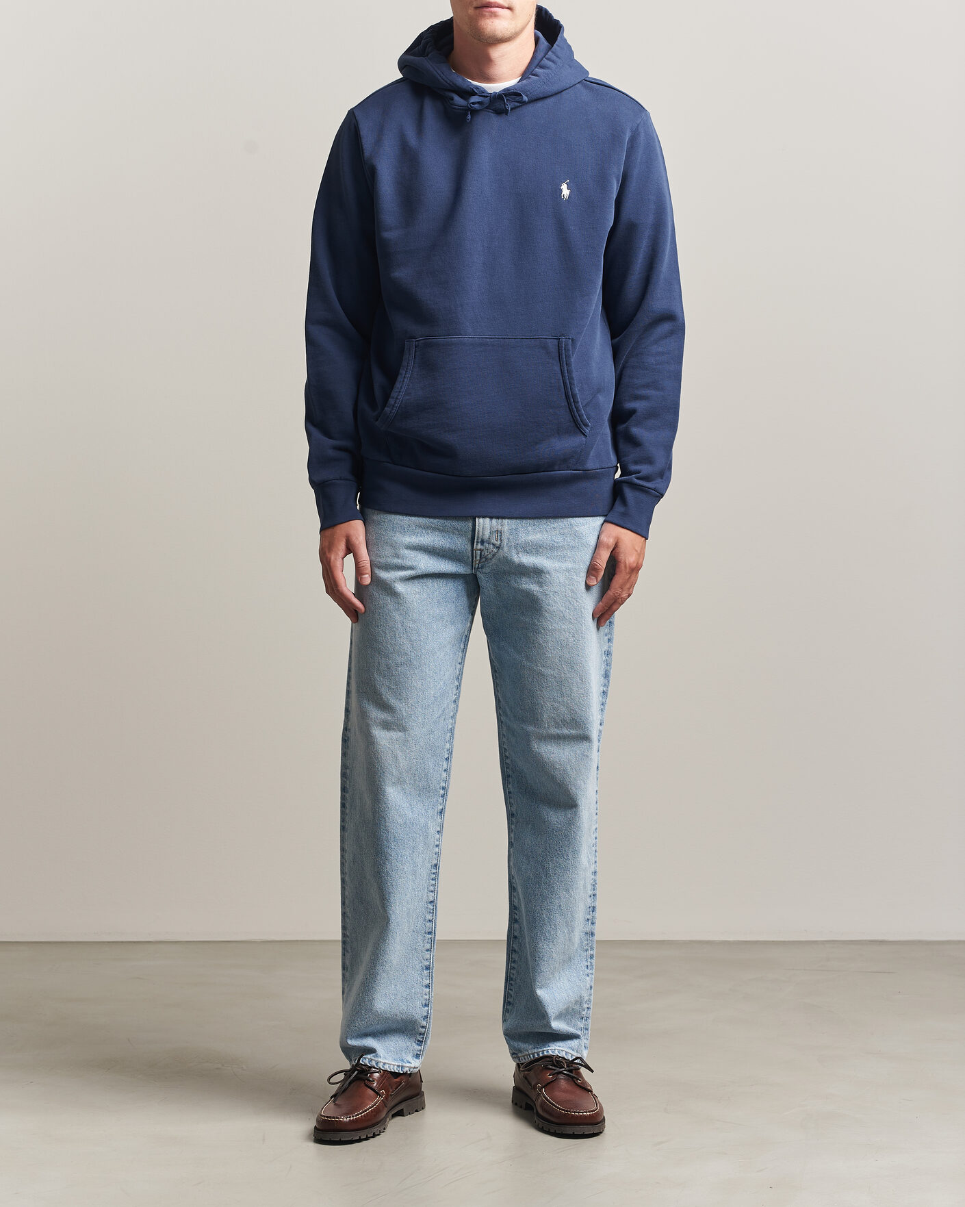 Men | Sweaters & Knitwear | Polo Ralph Lauren | Loopback Terry Hoodie Cruise Navy