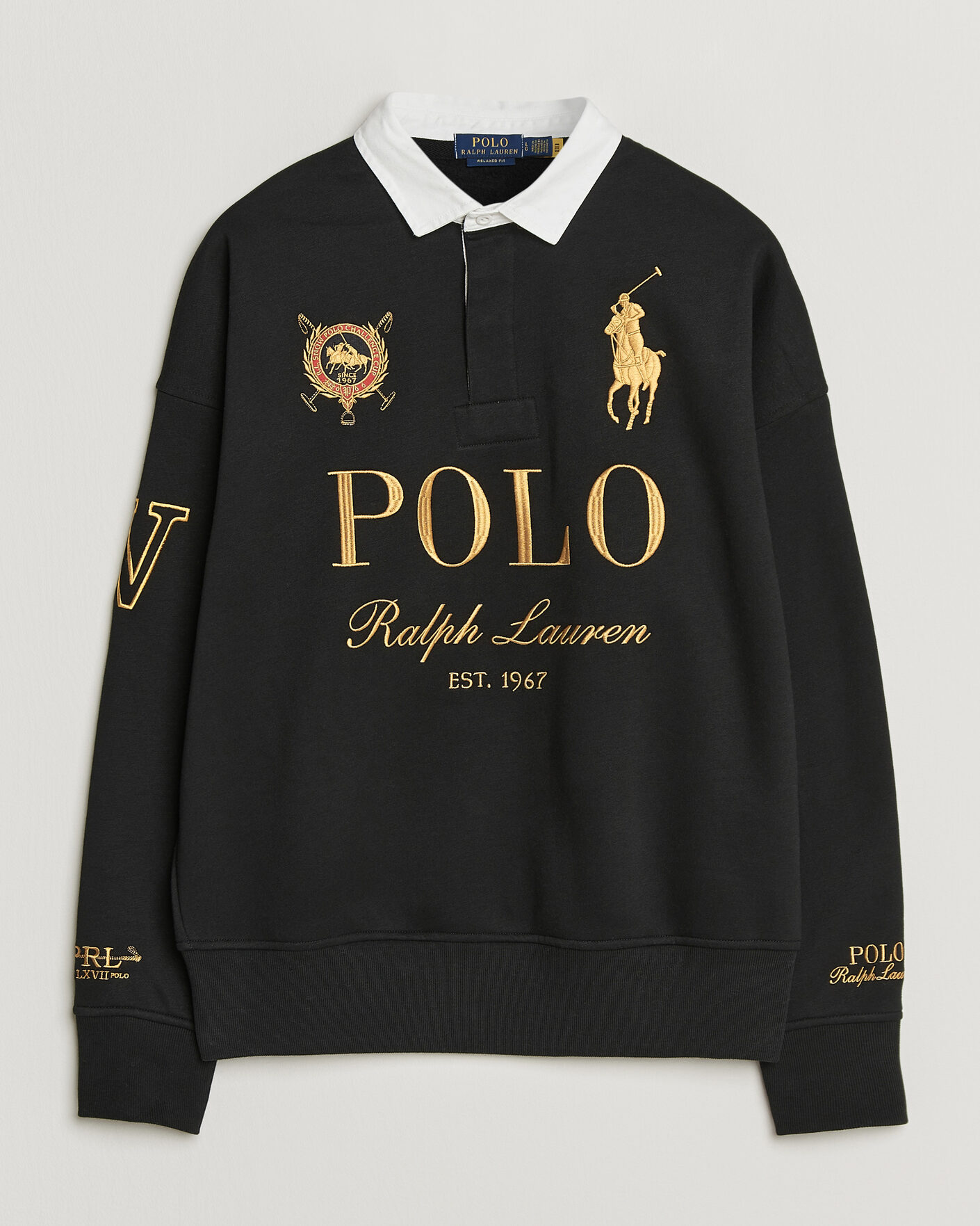 Men | Sweaters & Knitwear | Polo Ralph Lauren | Magic Fleece Printed Sweatshirt Polo Black