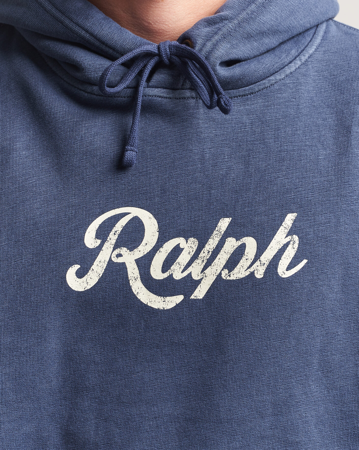 Men | Sweaters & Knitwear | Polo Ralph Lauren | Vintage Fleece Logo Hoodie Dark Cobalt