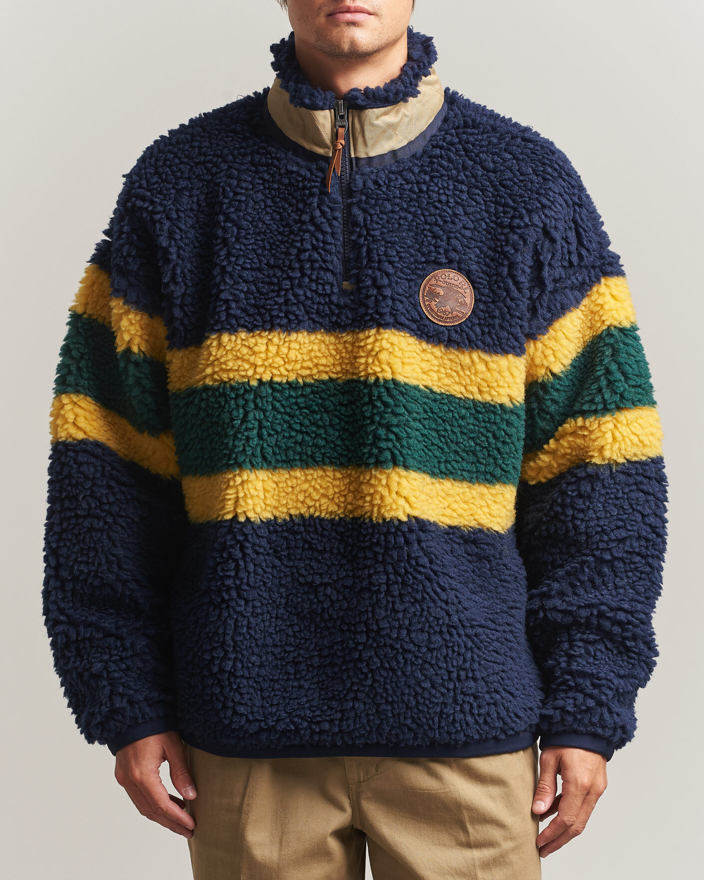 Men | Sweaters & Knitwear | Polo Ralph Lauren | Shaggy Hi Pile Pullover Cruise Navy