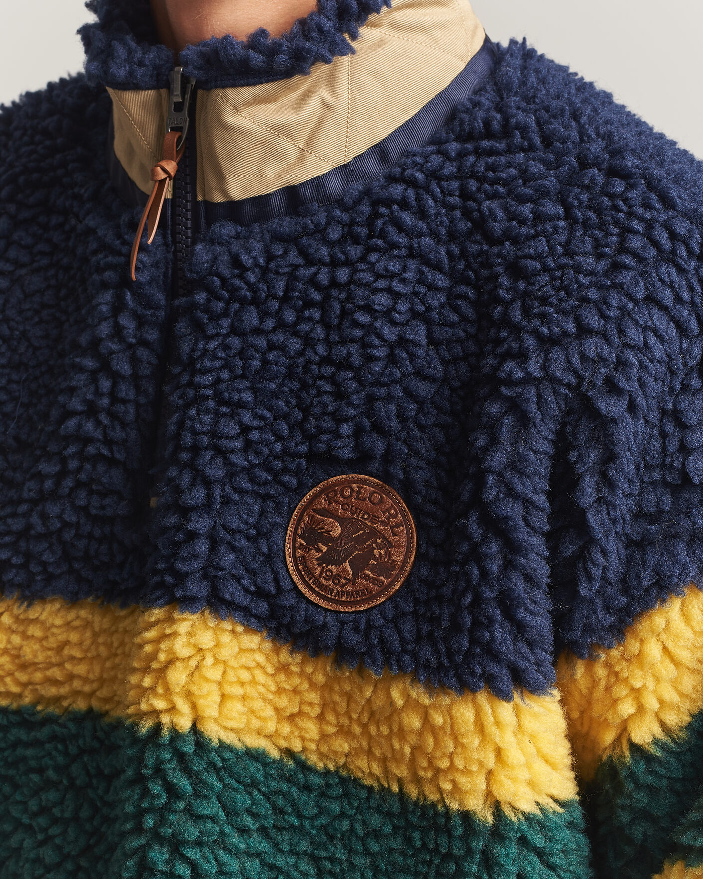 Men | Sweaters & Knitwear | Polo Ralph Lauren | Shaggy Hi Pile Pullover Cruise Navy