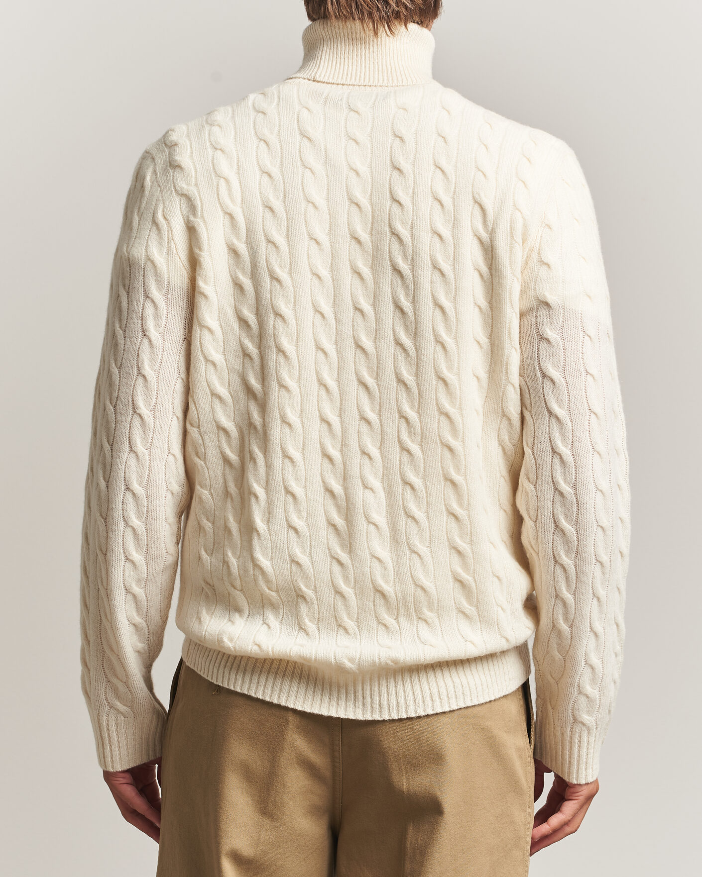 Men | Sweaters & Knitwear | Polo Ralph Lauren | Wool/Cashmere Rollneck Andover Cream