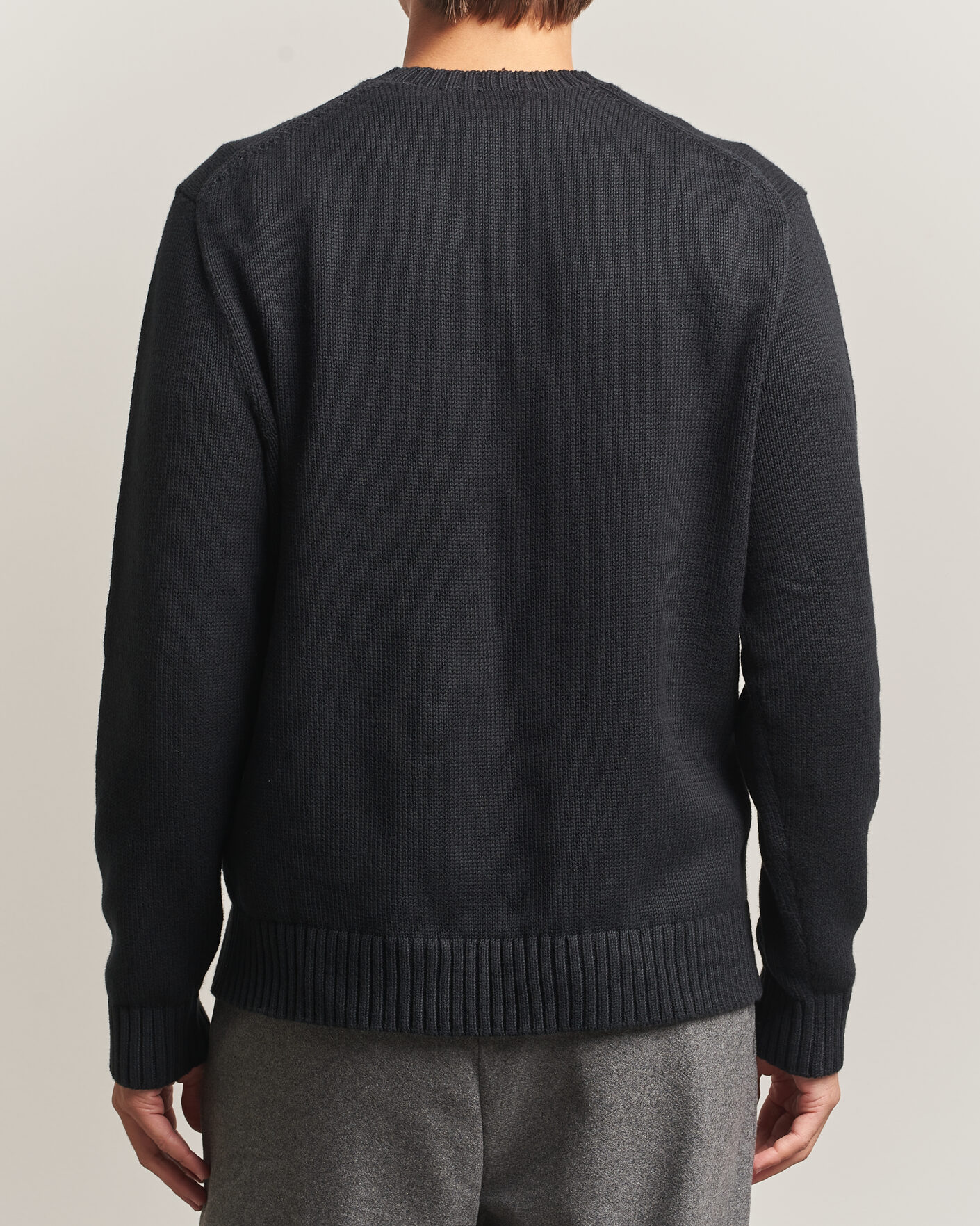 Men | Sweaters & Knitwear | Polo Ralph Lauren | Cotton Blend Bear Sweater Polo Black