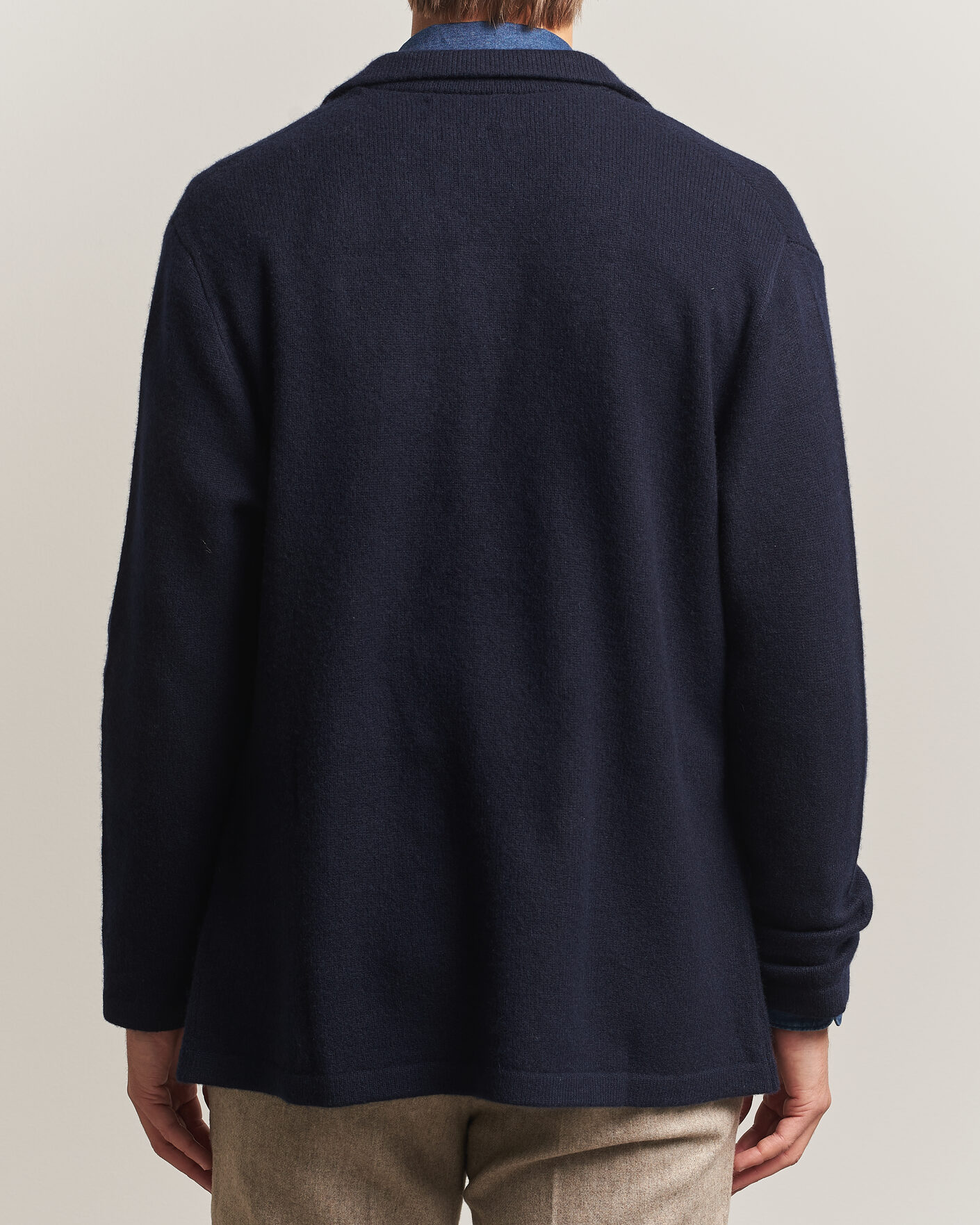 Men | Sweaters & Knitwear | Polo Ralph Lauren | Double Breasted Cashmere Cardigan Aviator Navy