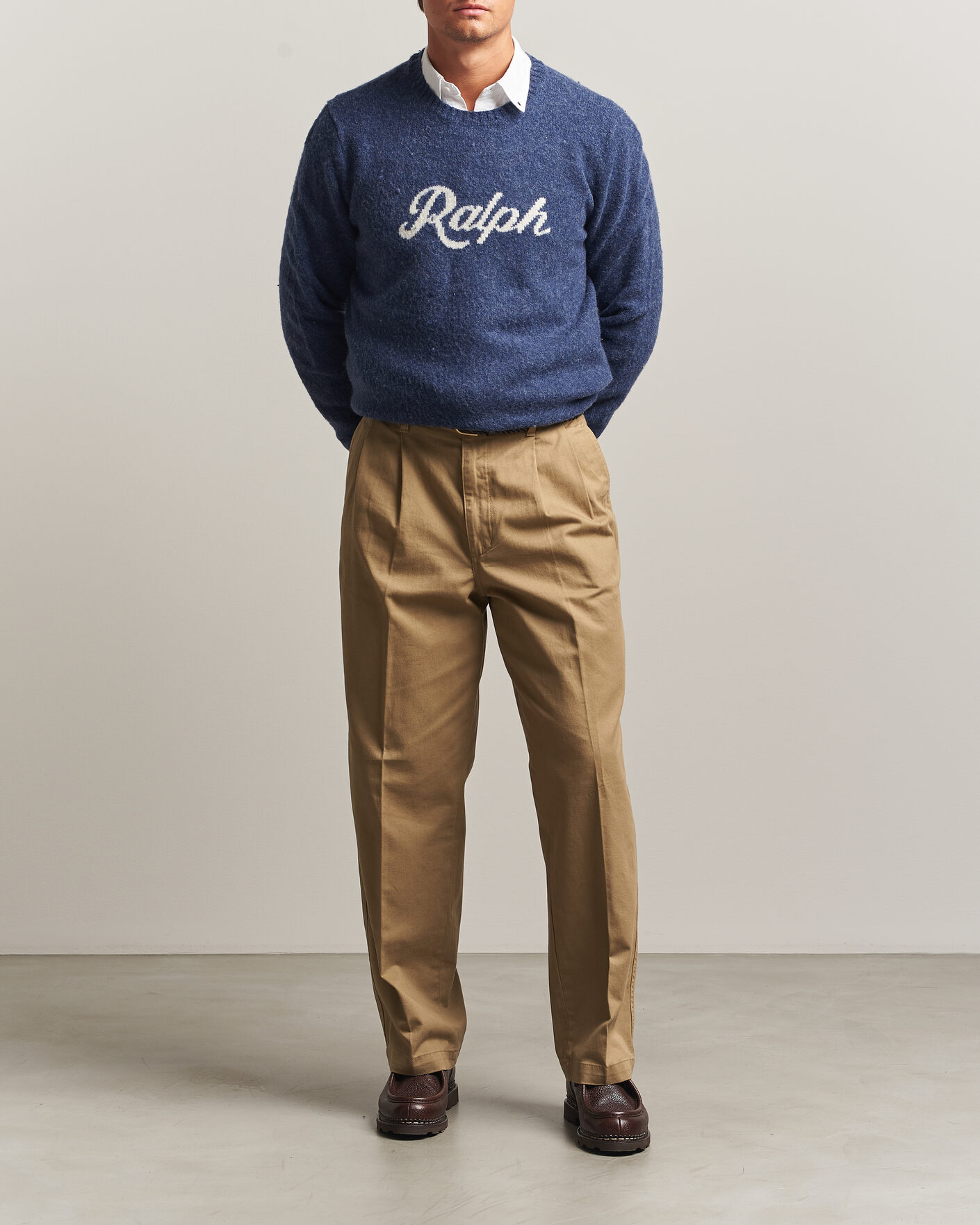 Men | Sweaters & Knitwear | Polo Ralph Lauren | Wool/Cashmere Pullover Navy Combo