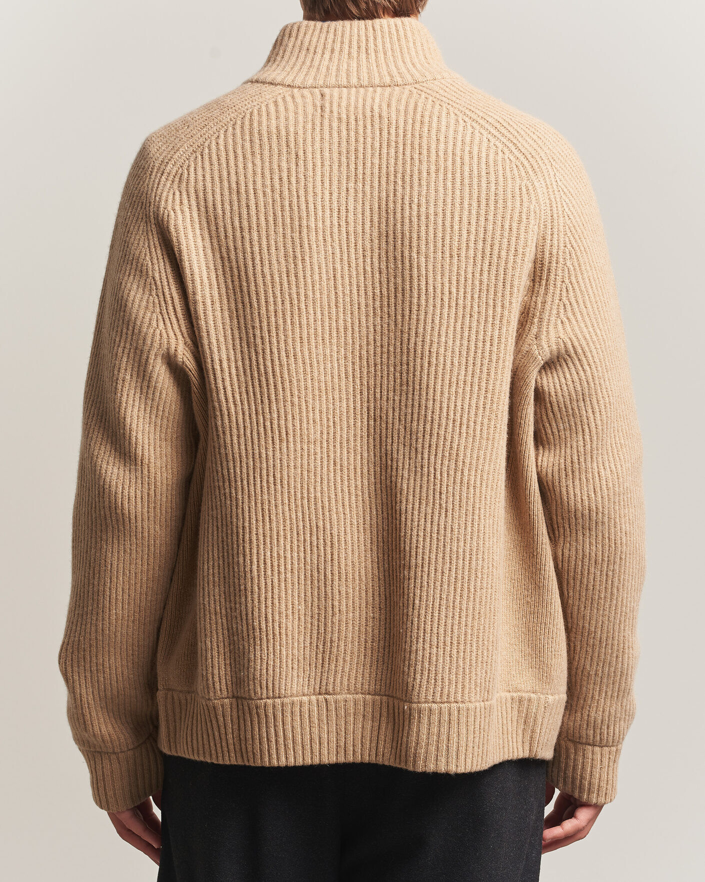 Men | Sweaters & Knitwear | Polo Ralph Lauren | Wool/Cashmere Full-Zip Camel Melange