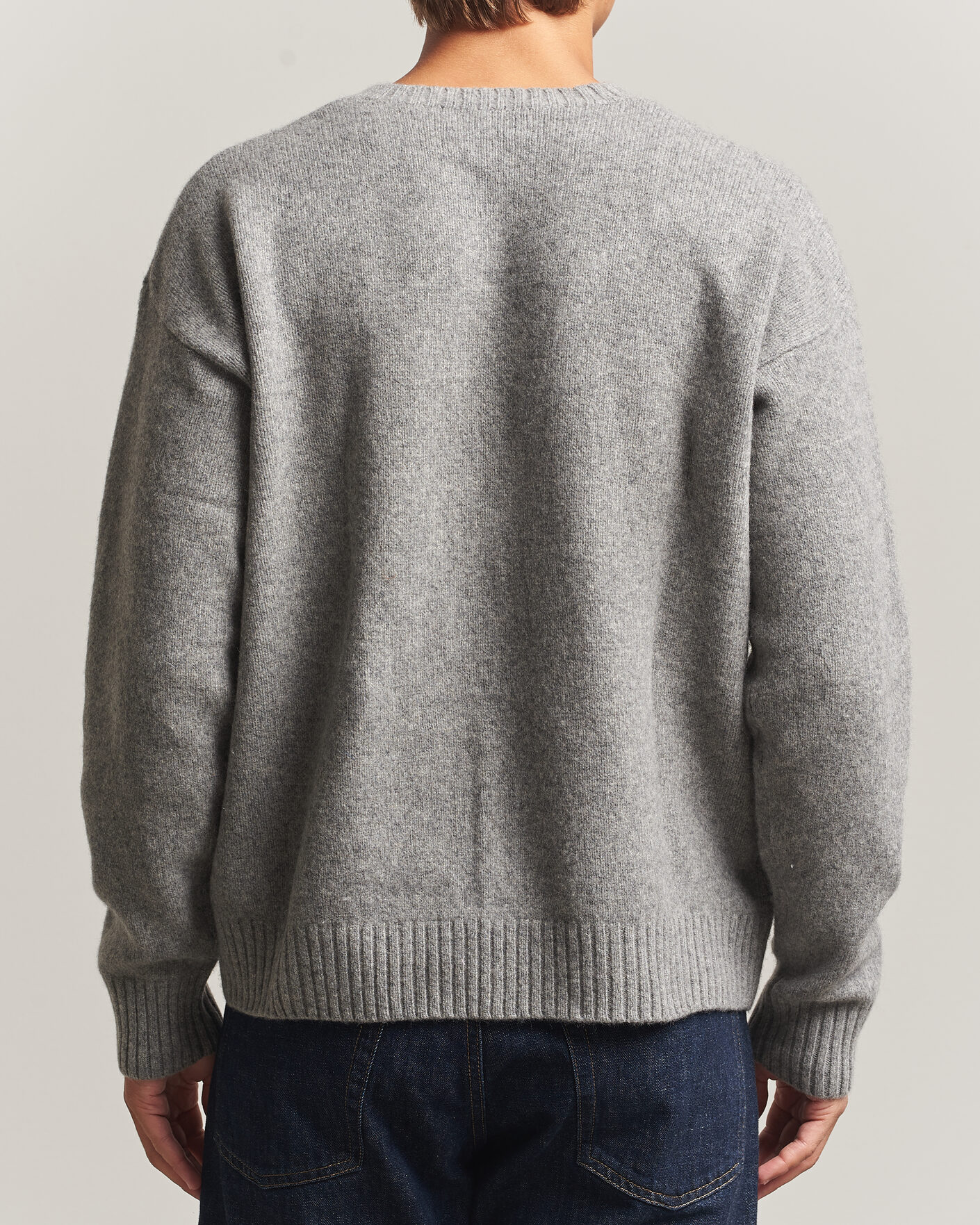 Men | Sweaters & Knitwear | Polo Ralph Lauren | Wool Blend Bear Sweater Grey Combo