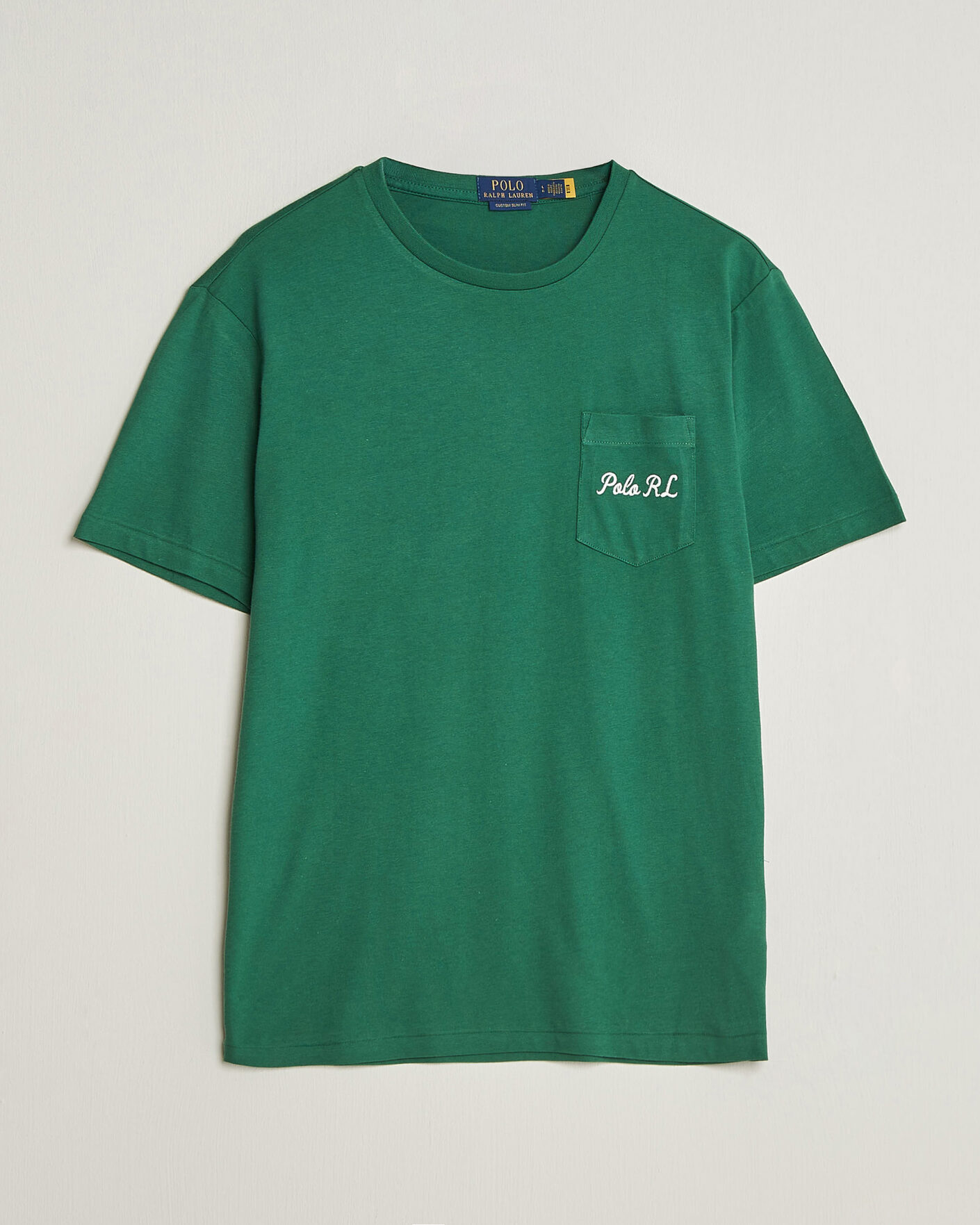 Men | T-Shirts | Polo Ralph Lauren | Custom Slit Fit Bear T-Shirt Verano Green