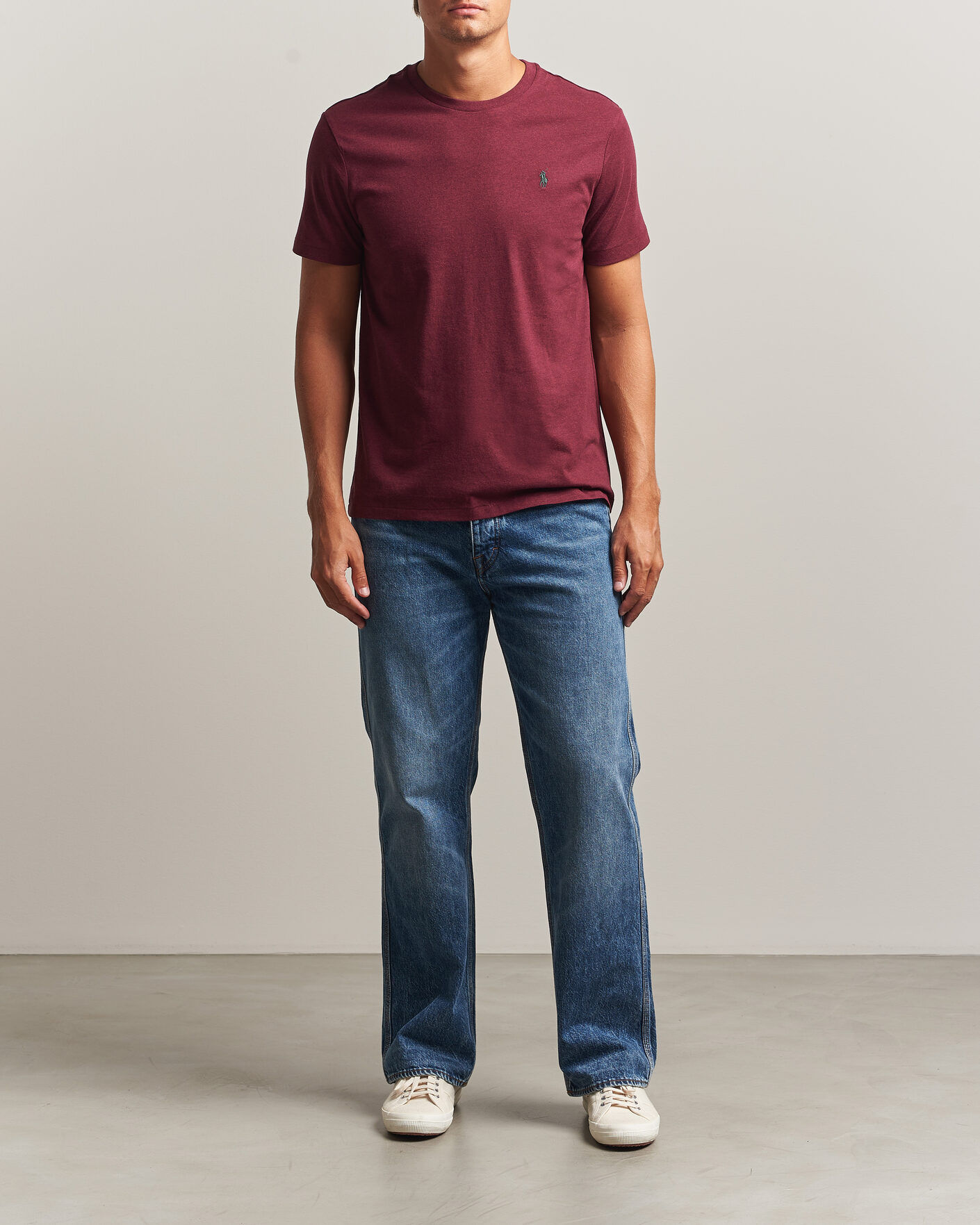 Men | T-Shirts | Polo Ralph Lauren | Custom Slim Fit T-shirt Spring Wine Heather