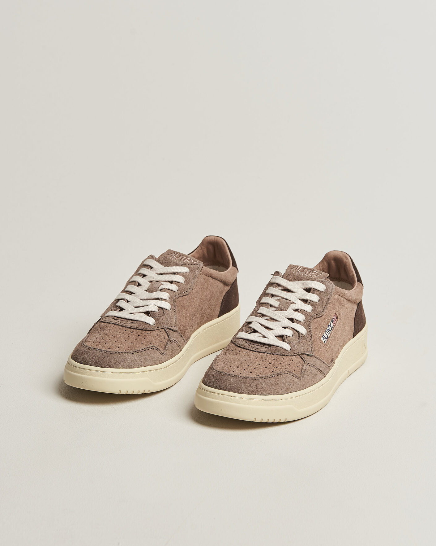 Men | Sneakers | Autry | Medalist Low Suede Mix Sneaker Brown/Grey/Beige