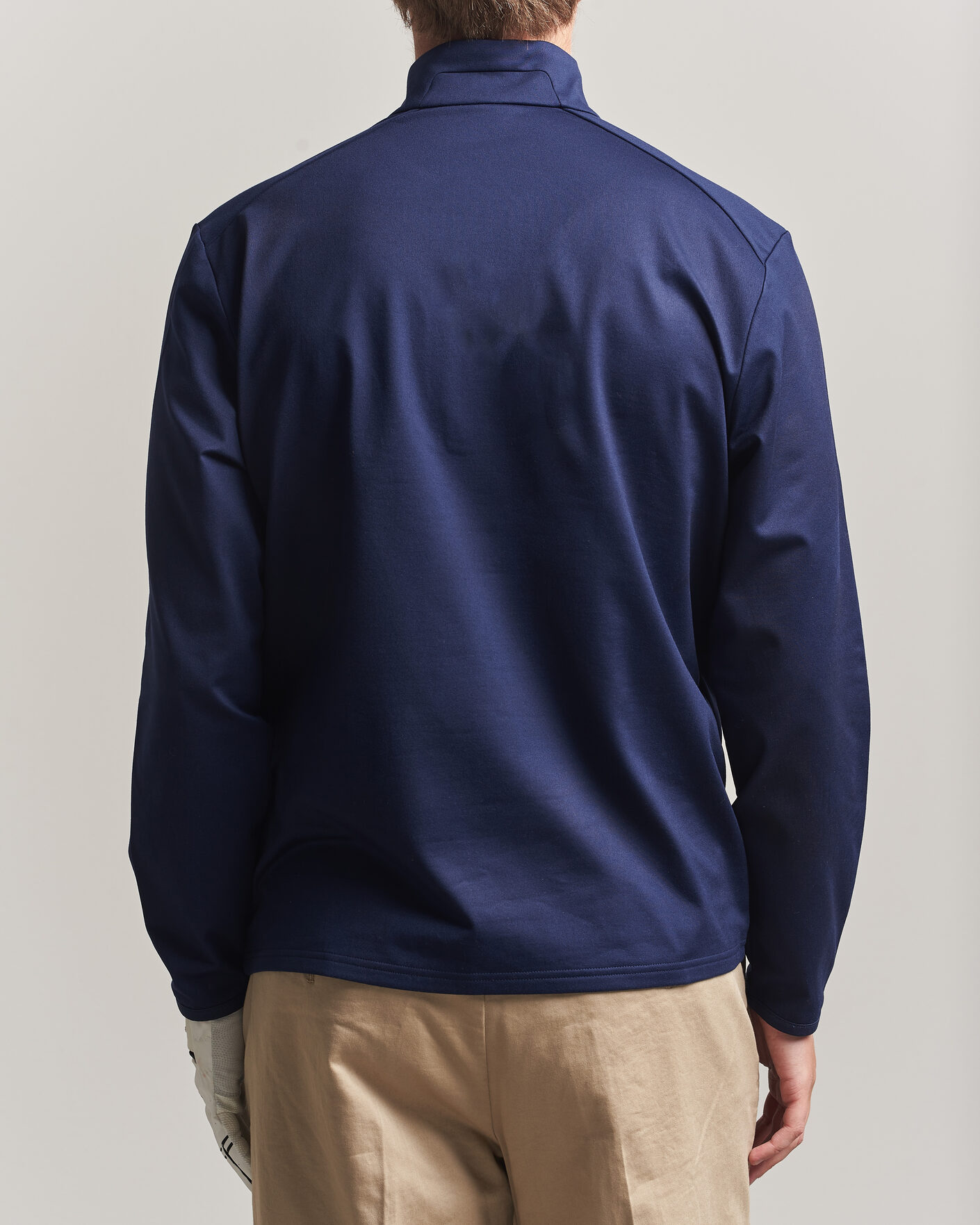Men | Golf Clothing | Polo Ralph Lauren | Luxury Jersey Half Zip Refined Navy