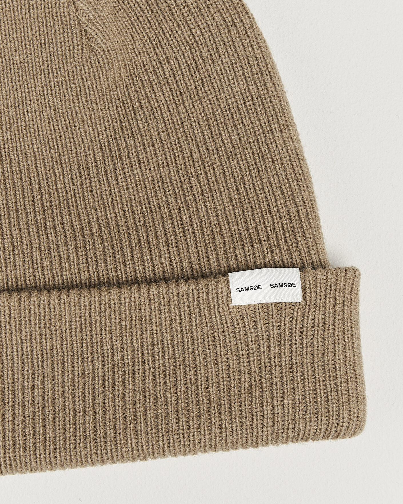 Men | Beanies | Samsøe Samsøe | The Wool Beanie Lead Gray