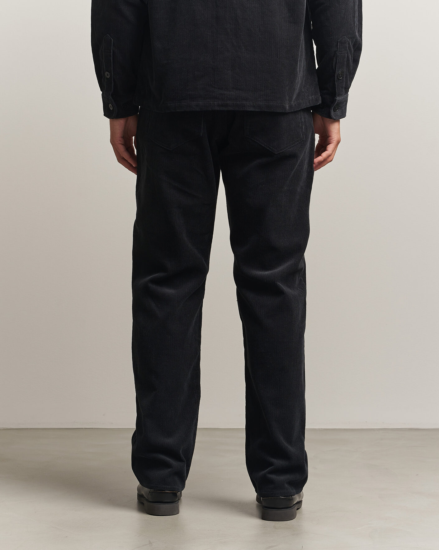 Men | Trousers | Samsøe Samsøe | Eddie Corduroy Trousers Black