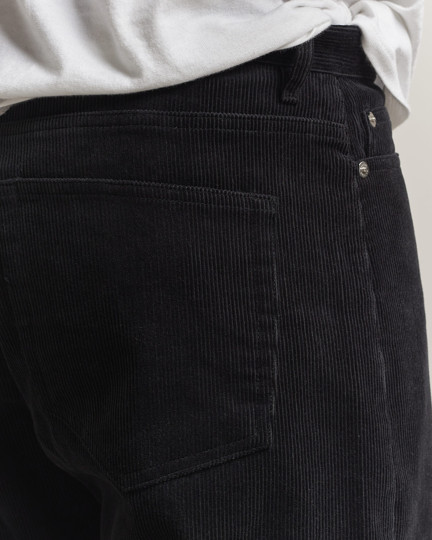 Men | Trousers | Samsøe Samsøe | Eddie Corduroy Trousers Black